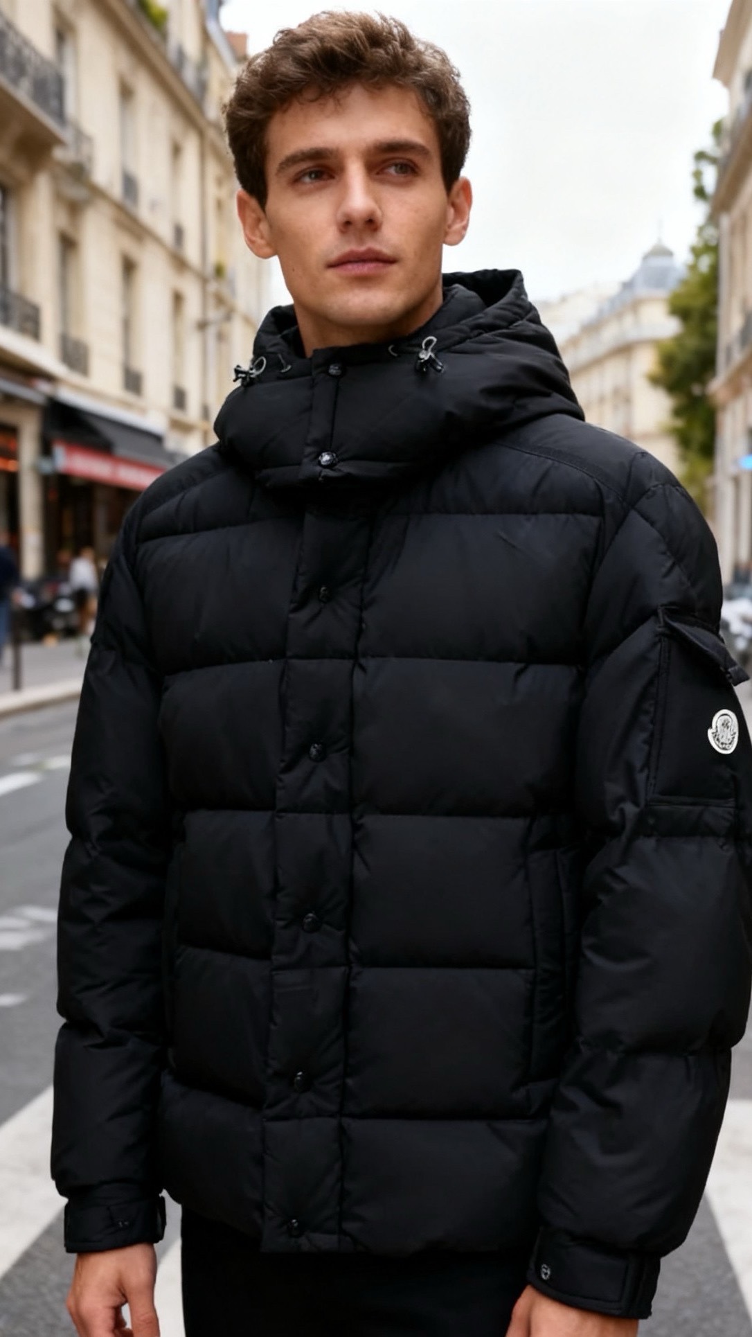 🔥蒙口/Moncler.25秋冬新品男士羽绒服👍采用连帽设计，帽子配有金属扣抽绳可调节，衣身是经典的方格