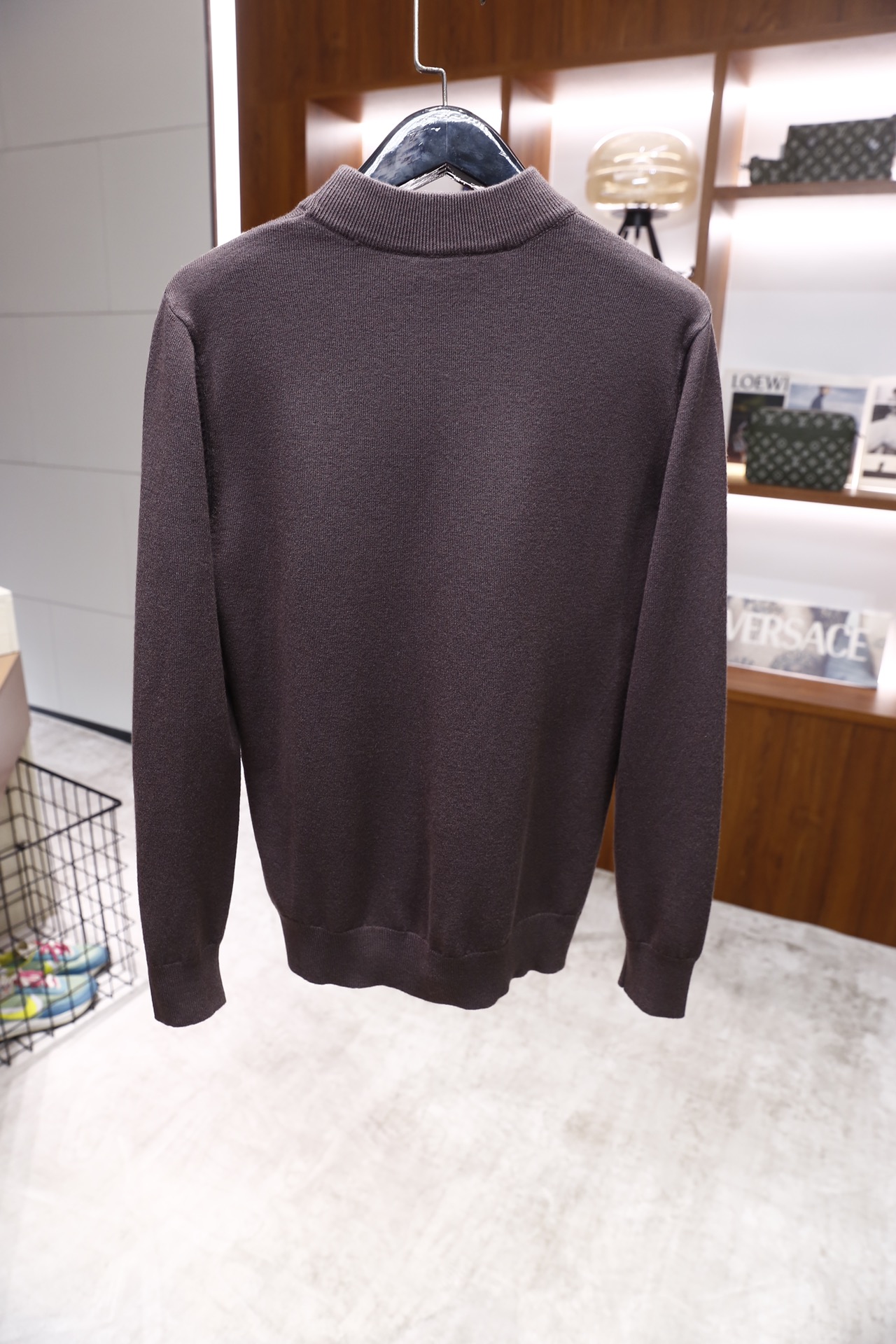 🔥lP🆕.25秋季新品！时尚男士中领长袖毛衫👍🏼采用羊毛混纺面料！衣橱里不可或缺的百搭利器，市面罕见类型