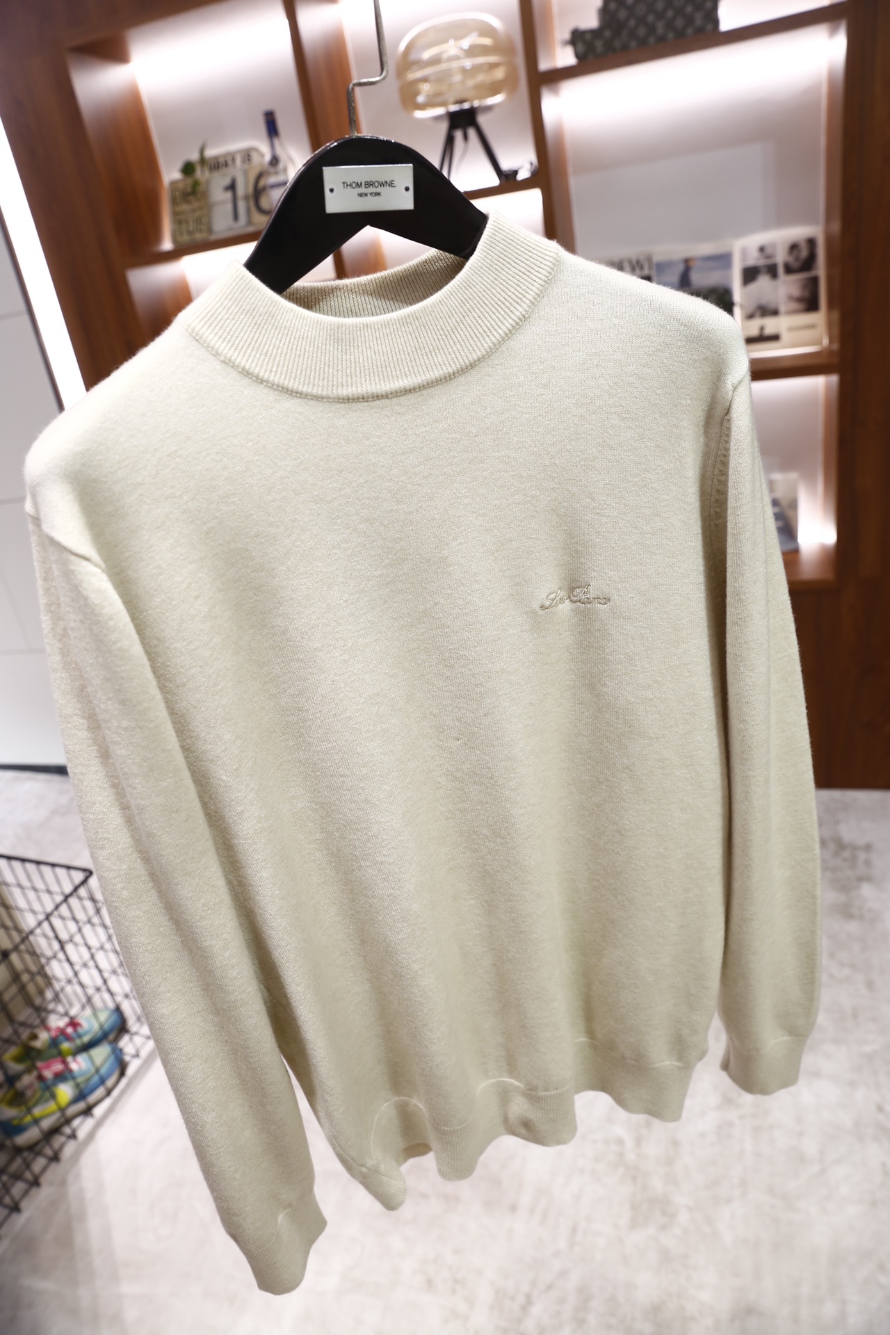 🔥lP🆕.25秋季新品！时尚男士中领长袖毛衫👍🏼采用羊毛混纺面料！衣橱里不可或缺的百搭利器，市面罕见类型