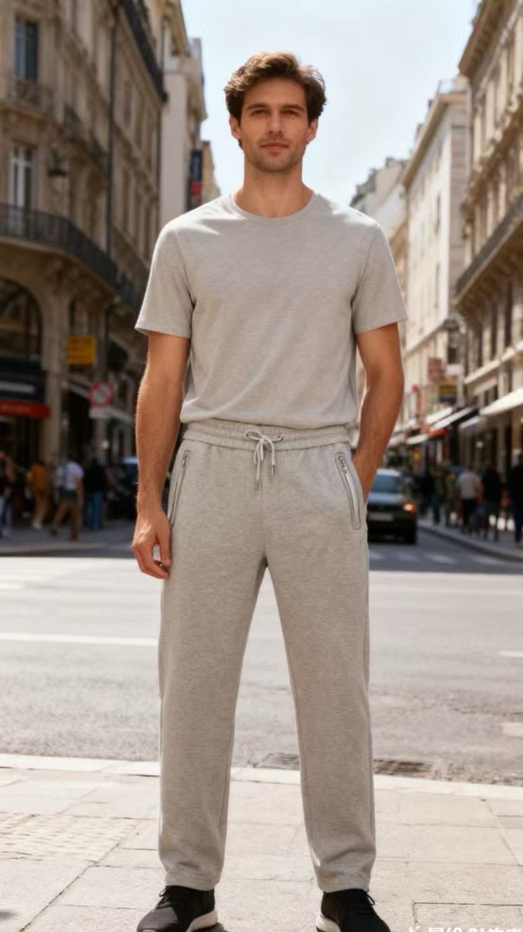 🔥杰尼*/Zeg*a.25秋冬新品！时尚男士百搭休闲裤👍内敛低调的设计风格，奢华品牌logo标志✅点缀！