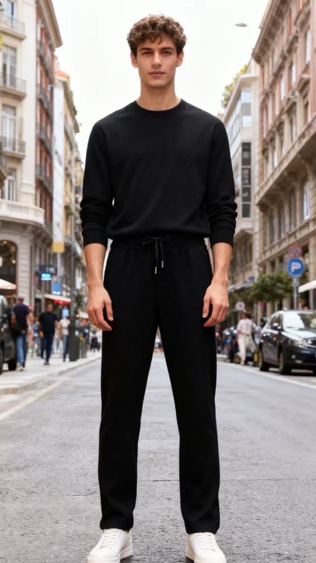 🔥lP🆕.25秋冬时尚新品男士休闲裤🆕采用舒适保暖面料，奢华经典品牌字母LOGO元素设计 上身随意舒服！