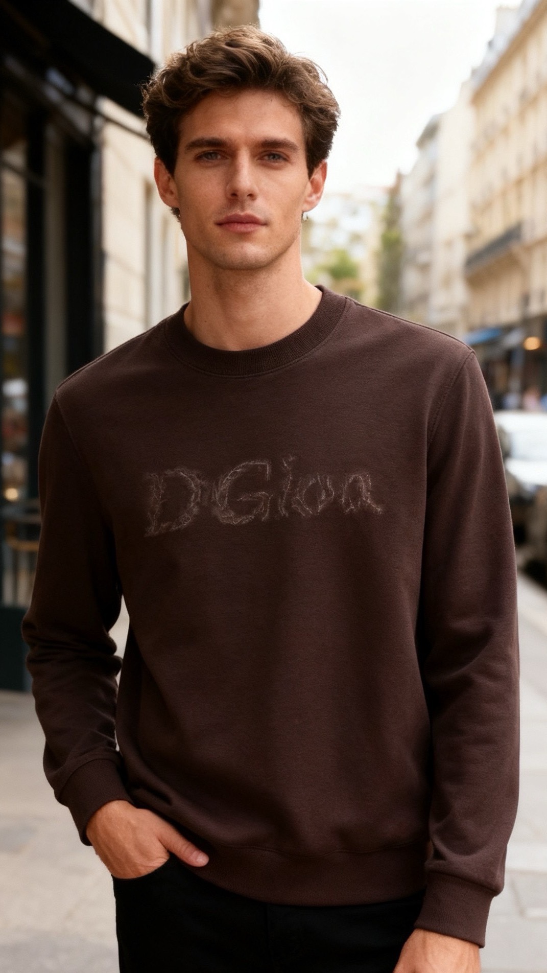 NO:680963,Dior. 25 new autumn and winter products!  Fashionable men's all-match round neck long-sleeved sweatshirt, made of polyester fiber fabric. The fabric has good wrinkle resistance and wear resistance, is soft to the touch and has a certain drape feeling; the round neck collar fits the neck line, the long sleeves are cut to fit the normal body proportions, and the chest is luxuriously customized with L  The overall OGO design is a simple casual version; the hem and cuffs are ribbed to improve the fit and windproof effect. It is a basic item for daily casual scenes. It can be worn alone or layered with a base layer, and is suitable for a variety of casual styles!  Sizes 48-56, shipped next day!  ,,dior,hoodie,sweatshirts,19860909迪奥. 25秋冬新品！时尚男士百搭圆领长袖卫衣,以聚酯纤维面料打造,面料具备良好的抗皱性与耐磨性,触感柔软且有一定垂坠感；圆领领口贴合颈部线条,长袖剪裁适配常规身形比例,胸前奢华定制LOGO设计整体为简约的休闲版型；衣摆与袖口均采用罗纹收边工艺,提升穿着的贴合度与防风效果,是日常休闲场景的基础穿搭单品,可单穿或内搭打底衫,适配多种休闲风格搭配！尺码48-56,隔天出货！,,dior,hoodie,sweatshirts,,Men's clothing