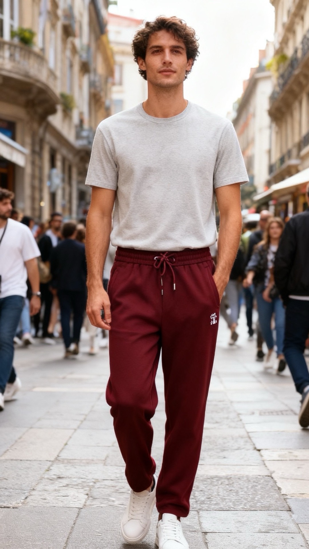 🔥BC.25秋冬新款！时尚男士百搭休闲长裤，采用雅赛尔、莱赛尔、绵羊毛与聚酯纤维混纺面料制作，融合雅赛尔