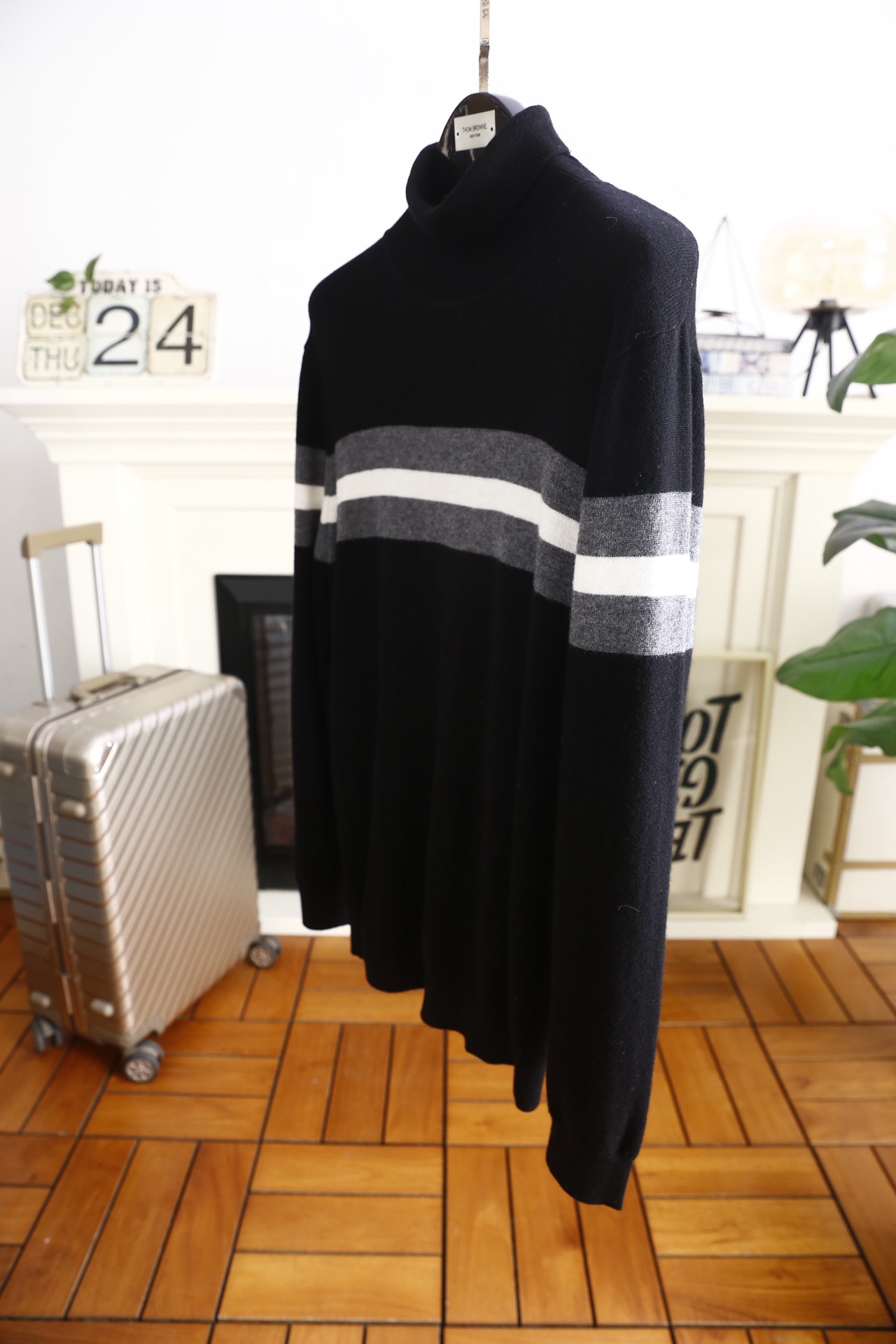 🔥巴宝丽/Burbe*ry.25秋冬新品男士高领毛衫👍🏼独家呈现！奢华品牌元素搭配✅超级百搭极符合美学基