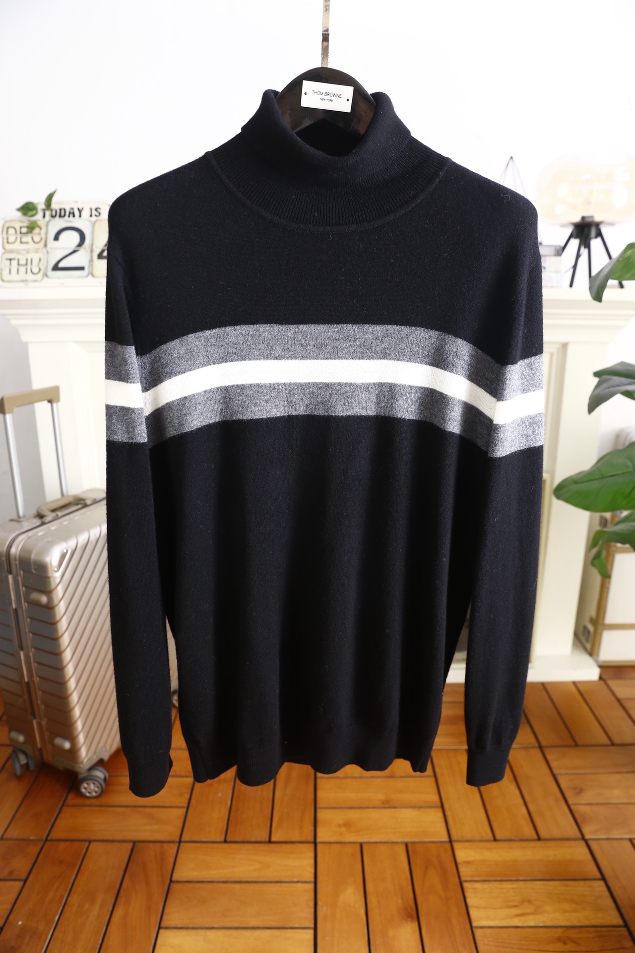 🔥巴宝丽/Burbe*ry.25秋冬新品男士高领毛衫👍🏼独家呈现！奢华品牌元素搭配✅超级百搭极符合美学基