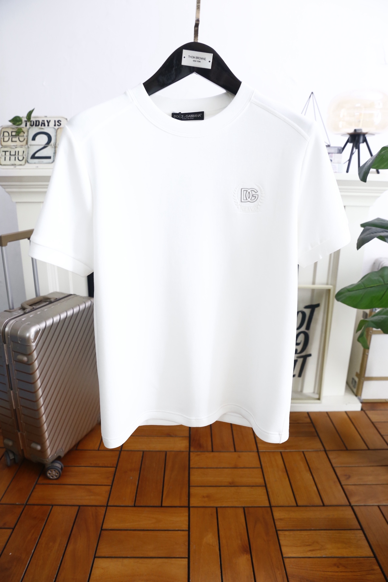 🔥杜嘉班纳/Dolce & Gabbana.25秋季新款🆕时尚男士圆领短袖🍃胸前奢华经典品牌字母LOGO