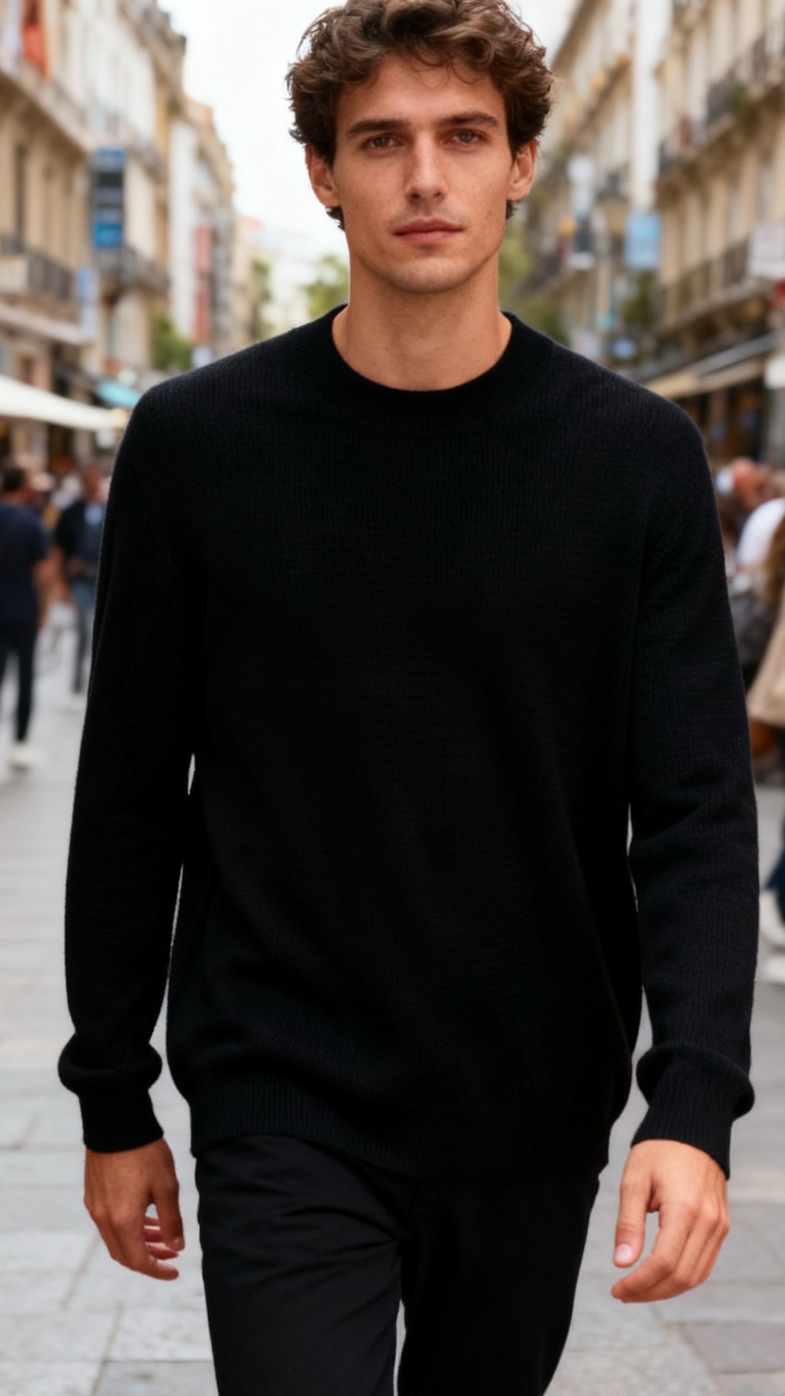 🔥杰尼*/Zegna.25秋冬新款！时尚男士圆领毛衫👍采用百分百绵羊毛面料，肌理感清晰立体，触感柔软且富