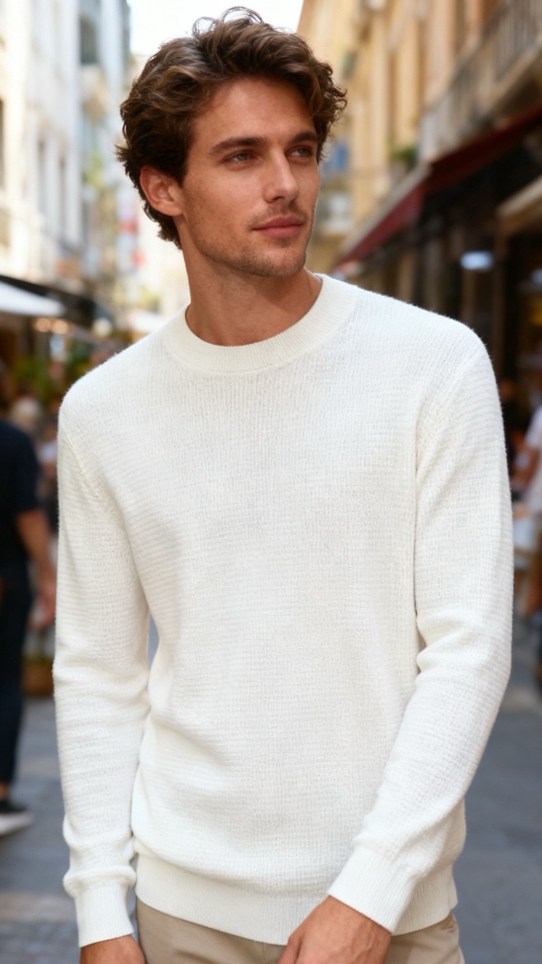 🔥杰尼*/Zegna.25秋冬新款！时尚男士圆领毛衫👍采用百分百绵羊毛面料，肌理感清晰立体，触感柔软且富