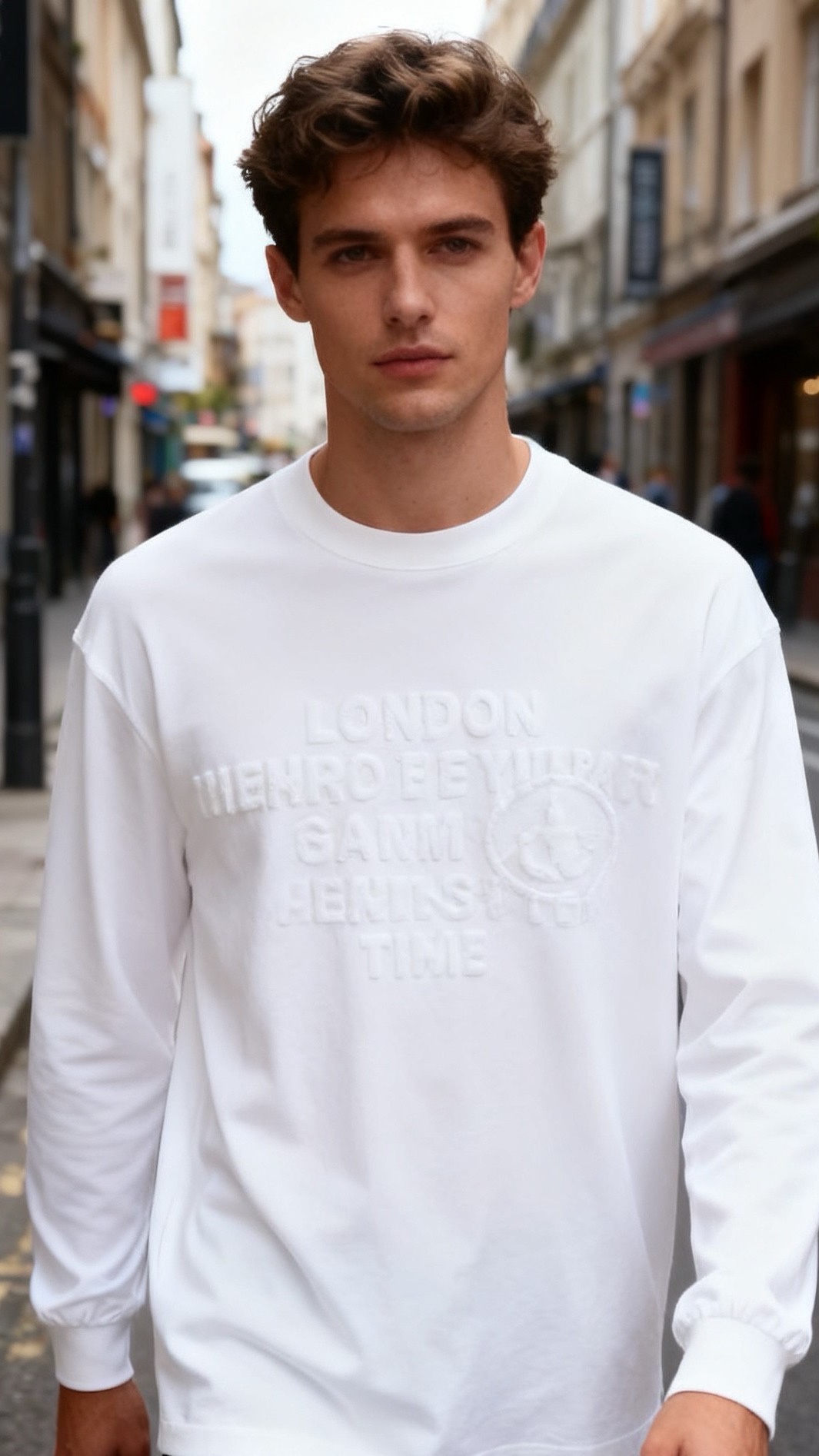 🔥路易威*/LV.2025秋季新品！时尚男士长袖打底衫！采用舒适莫代尔棉面料👍质感平整顺滑，风格偏向简约