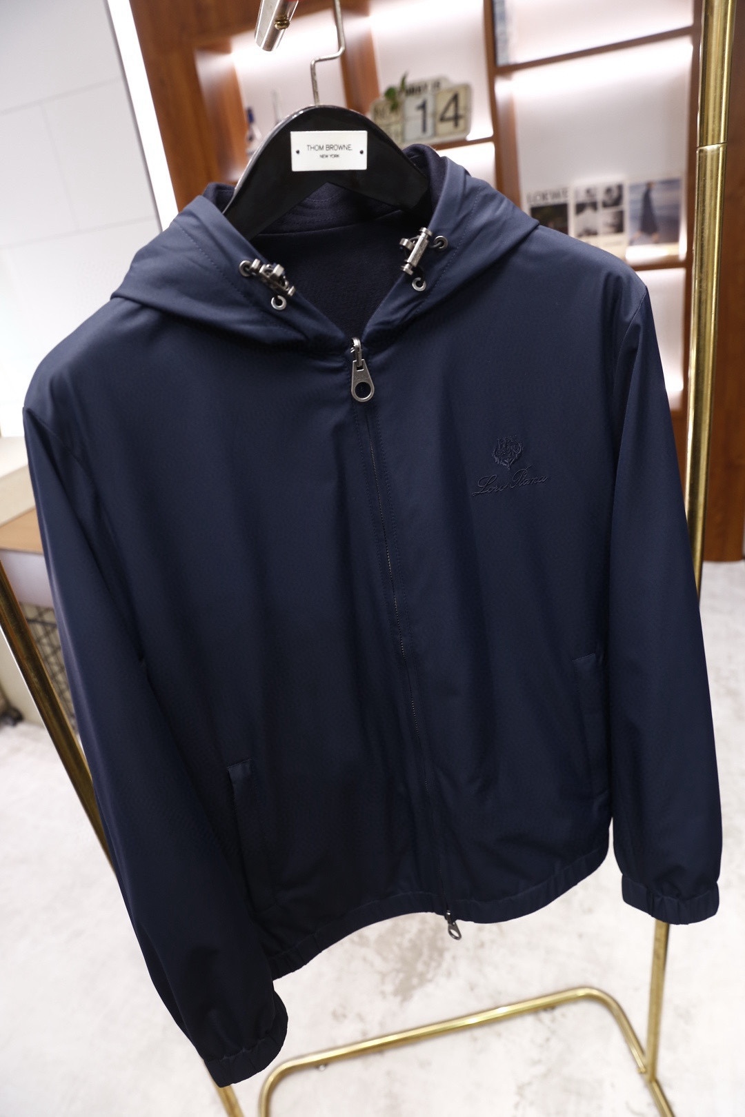 🔥lP🆕.2025秋冬新品🆕顶级原单男款双面可穿夹克！时尚连帽设计📸顶级私人订制面料，奢华经典品牌字母L