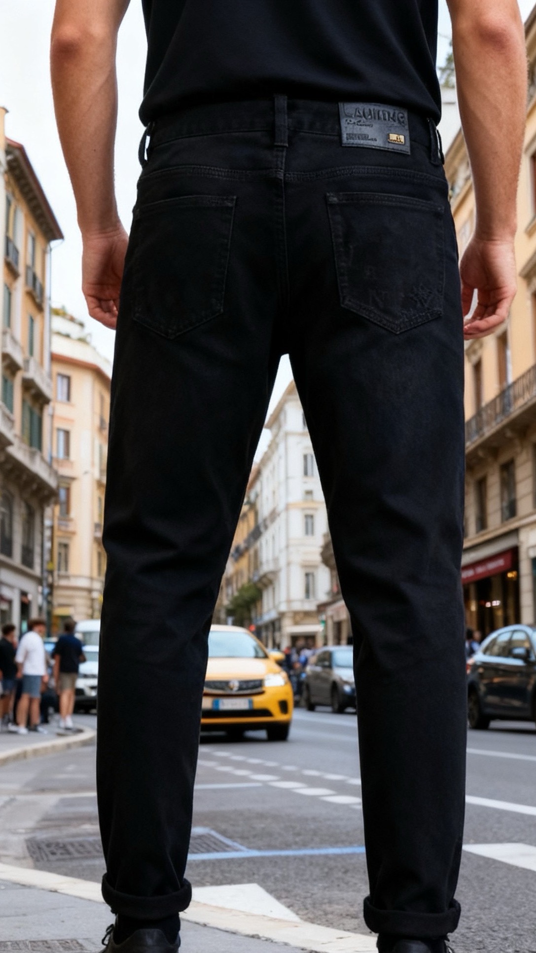 NO:684349,Louis Vuit*. 25 new autumn and winter products!  Fashionable men's all-match jeans, luxurious and classic customized LOGO design, are made of denim fabric blended with nylon and spandex. You can touch the fabric with the stiff texture of denim and the softness of elastic fiber. The nylon gives the surface of the fabric a delicate texture, which is smooth and not rough to the touch. It is wear-resistant and not easy to pill. The addition of spandex gives the fabric excellent stretch and rebound properties. You can feel the obvious elasticity when you gently pull the fabric. It will return to its original shape immediately after letting go, without any loose deformation.  The overall situation of the fabric is soft to the touch but not collapsed, and there is no sen19860909路易威*. 25秋冬新品！时尚男士百搭牛仔裤奢华经典定制LOGO设计采用锦纶与氨纶混纺的牛仔面料,上手能触到面料兼具牛仔的挺括质感与弹性纤维的柔糯,锦纶让面料表面呈现出细腻的纹理感,触之平滑不粗糙,耐磨且不易起球.氨纶的加入赋予面料出色的拉伸回弹性能,轻扯面料能感受到明显的弹性,松手后即刻恢复原状,无松弛变形的情况.面料整体触感柔软却不塌垮,贴合身形时无紧绷感,活动时面料随肢体舒展自如,裤脚卷边处能看到面料的密实纹理,触之厚实却不僵硬.口袋边缘的面料缝线扎实,触之平整无硌手感,腰头的面料拼接处柔软有韧性,反复揉搓也不易出现折痕,混纺面料让牛仔裤既保留了经典的质感,又拥有了更舒适的穿着触感！尺码29-36,有35！隔天出货！,,louis vuitton,jeans,,Men's clothing