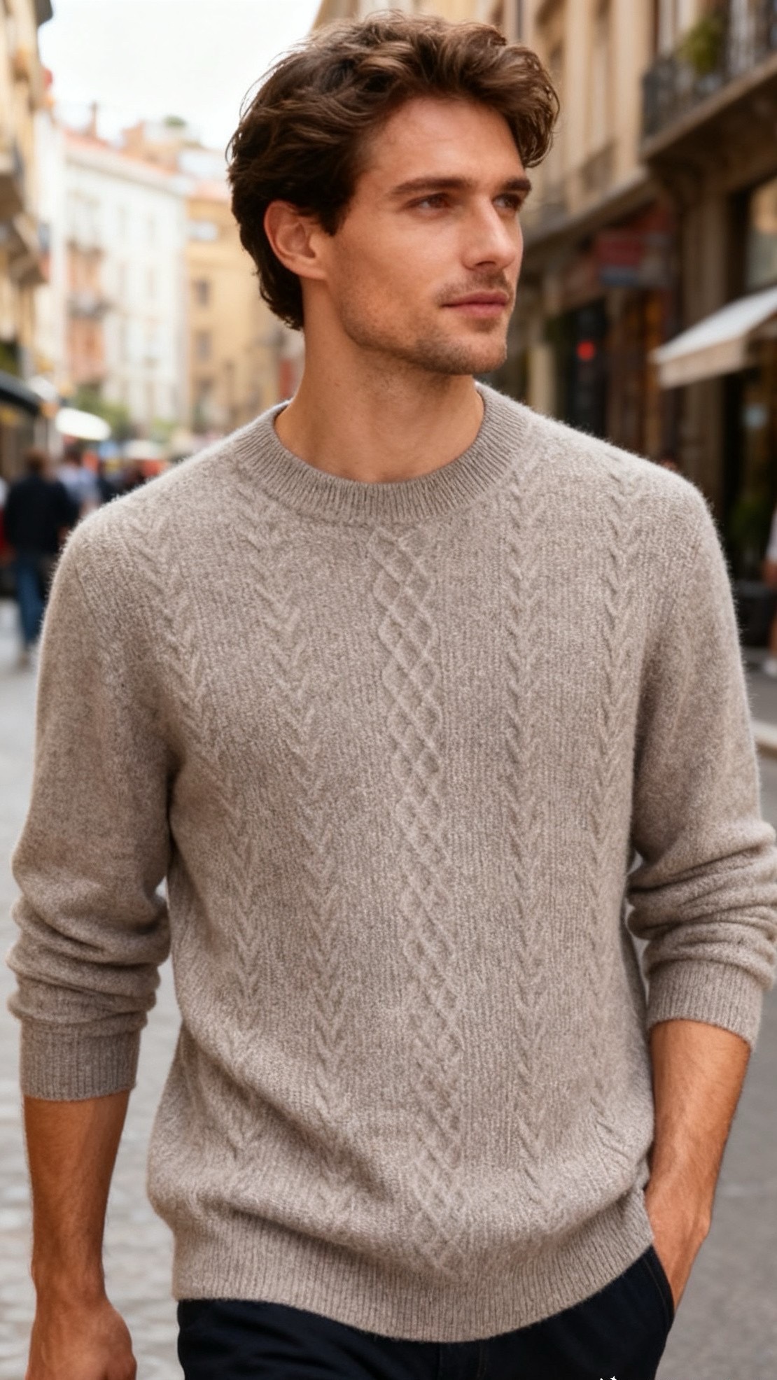 NO:691824,Zegna/Ze*na.  The 25 autumn and winter men's half turtleneck sweaters are made of cashmere and sheep wool blended fabrics. It not only retains the softness, skin-friendly and light warmth of cashmere, but also improves the overall stiffness and durability with the addition of sheep wool. It cleverly avoids the shortcomings of pure cashmere that is easy to pill and difficult to care for, and has a delicate body.  The unique woven texture injects a rich visual layer into the simple version. The half-high collar design fits the neck line, taking into account both warmth retention and decorative effect. The loose dropped shoulder version is not flattering on the body shape, and can be easily adapted to various wearing scenarios such as business interiors and daily leisure. It is a well-deserved light luxury texture item in autumn and winter!  Sizes 48-56, shipped next day!  ,,zegna,19860909杰尼亚/Ze*na. 25秋冬男士半高领针织衫甄选山羊绒与绵羊毛混纺面料,既留存了山羊绒的柔软亲肤与轻盈保暖特质,又凭借绵羊毛的加持提升了整体挺括度与耐用性,巧妙规避纯羊绒易起球难打理的短板,衣身精致的编织纹理为简约版型注入丰富视觉层次,半高领设计贴合颈部线条,兼顾保暖性与修饰效果,宽松落肩版型不挑身形,轻松适配商务内搭与日常休闲等多种穿搭场景,是当之无愧的秋冬轻奢质感单品！尺码48-56,隔天出货！,,zegna,,Men's clothing