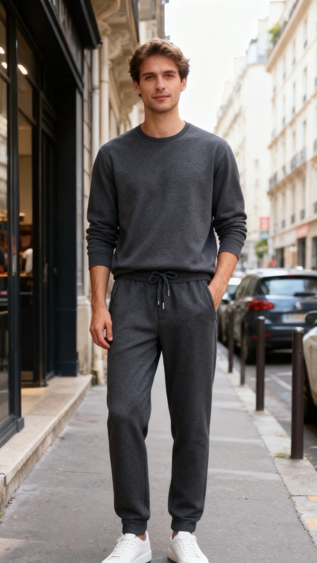 NO:691825,LP.  25 autumn and winter men's all-match casual pants are made of high-density knitting technology. The fabric is soft, stiff and anti-wrinkle, with excellent drape. The waistband is designed with a wide-border elastic rib drawstring. The drawstring is matched with a metal head finishing process, which can be adjusted smoothly and is not easy to break. Both sides  The side slant pockets are processed by hemming and seaming technology, with neat routing, convenient storage and not easy to deform; the trousers are cut according to ergonomics, the loose tapered version modifies the leg lines, is flat and does not fall off the line, the overall wearing movement is not restricted, and it has both comfort and style quality!  Sizes 29-38, shipped the next day!  ,,loro piana,19860909LP. 25秋冬男士百搭休闲裤采用高密针织工艺打造裤身,面料柔软且挺括抗皱,垂坠感优异；腰头为宽边弹力罗纹抽绳设计,抽绳搭配金属头收尾工艺,调节松紧顺滑且不易断裂；两侧斜插口袋经包边锁边工艺处理,走线工整,储物便捷且不易变形；裤型依人体工学剪裁,宽松锥形版型修饰腿部线条,平整不脱线,整体穿着活动无束缚,兼具舒适度与版型质感！尺码29-38,隔天出货！,,loro piana,,Men's clothing