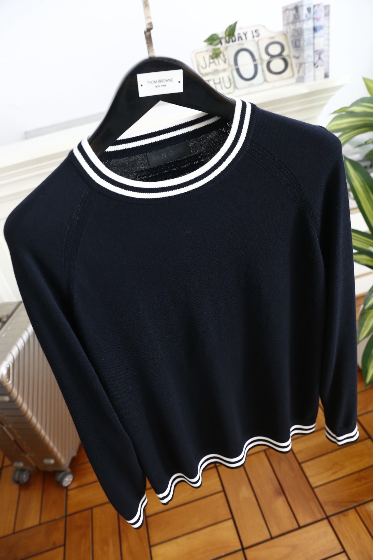 🔥杰尼*/Ze*na.2025秋季新品🆕经典男士百搭毛衫👍🏼独家呈现！奢华经典品牌元素搭配✅超级百搭极符