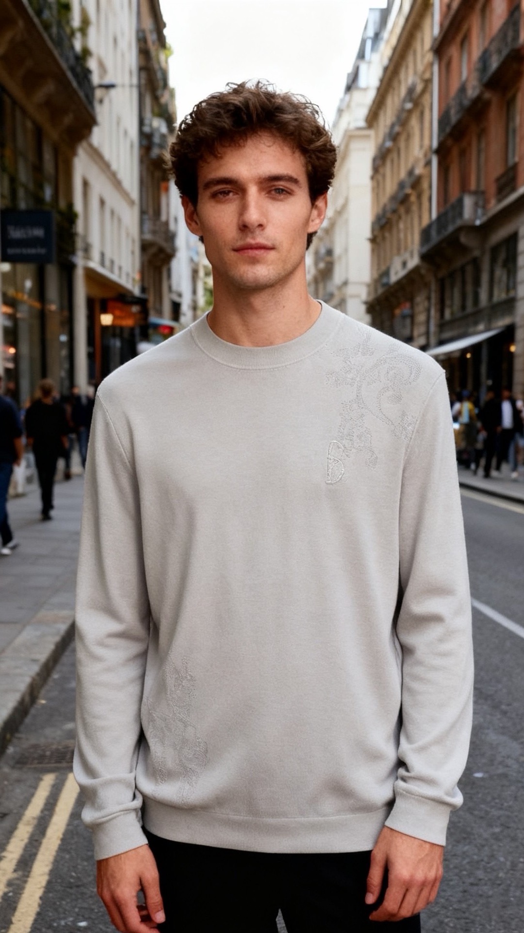 🔥迪奥/Di*r.25秋冬新品！时尚男士百搭针织衫😎采用细腻的精纺针织面料，触感软糯且垂坠感出色，不易起