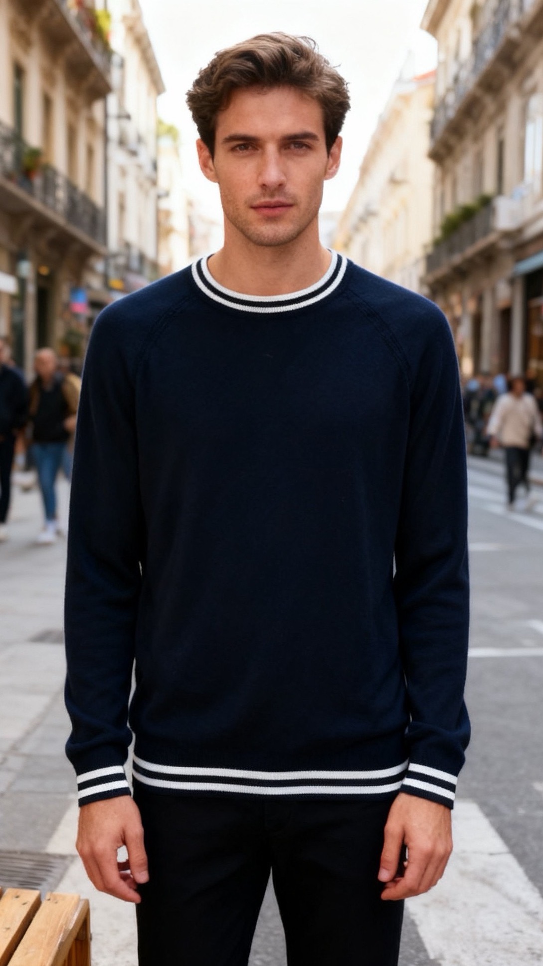 🔥杰尼*/Ze*na.2025秋季新品🆕经典男士百搭毛衫👍🏼独家呈现！奢华经典品牌元素搭配✅超级百搭极符