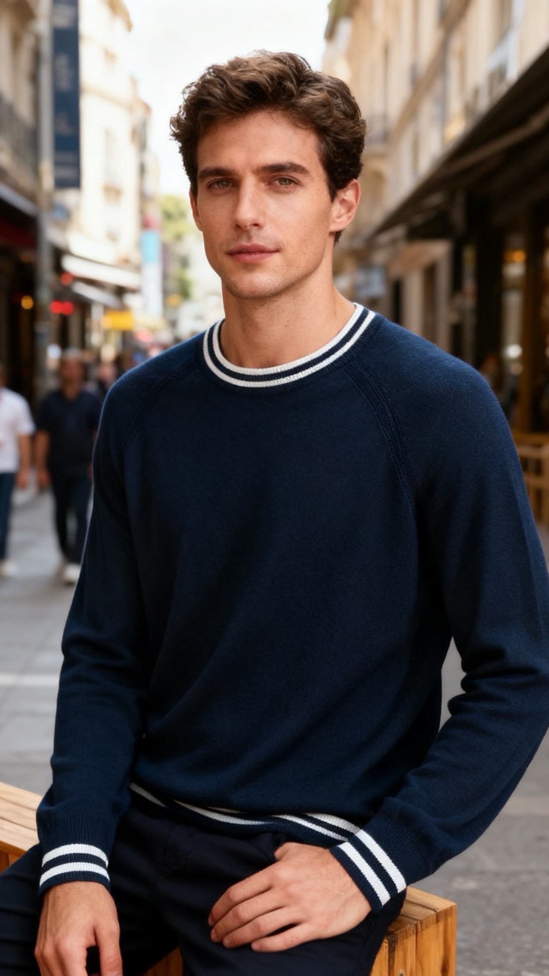 🔥杰尼*/Ze*na.2025秋季新品🆕经典男士百搭毛衫👍🏼独家呈现！奢华经典品牌元素搭配✅超级百搭极符