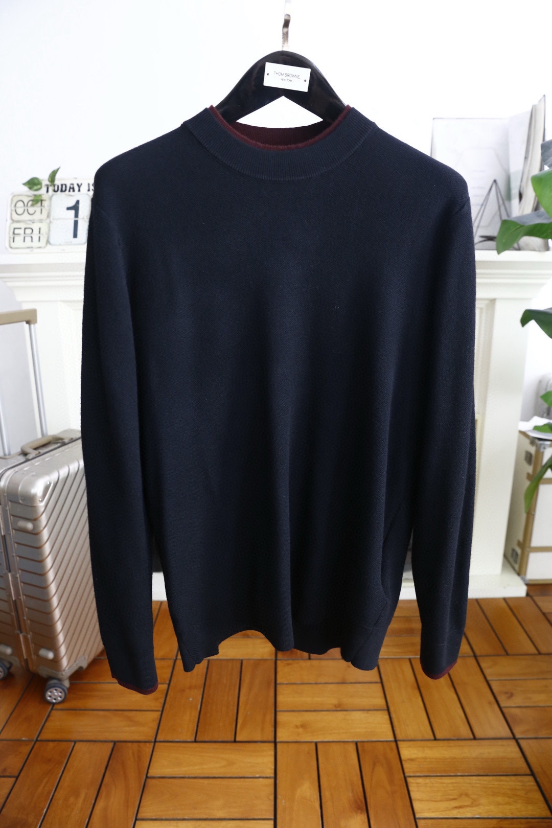 🔥lp🆕.2025秋季新品男士长袖羊毛衫👍🏼独家呈现！奢华品牌元素LOGO搭配✅超级百搭极符合美学基调的