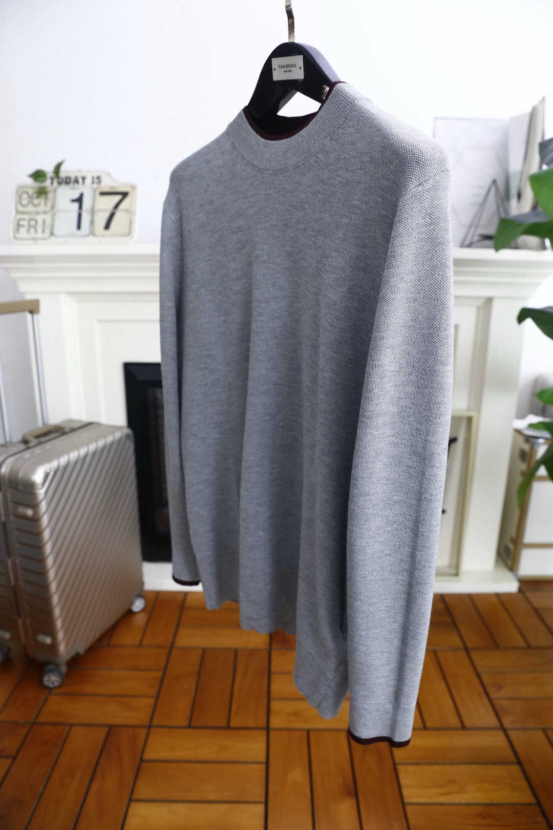 🔥lp🆕.2025秋季新品男士长袖羊毛衫👍🏼独家呈现！奢华品牌元素LOGO搭配✅超级百搭极符合美学基调的