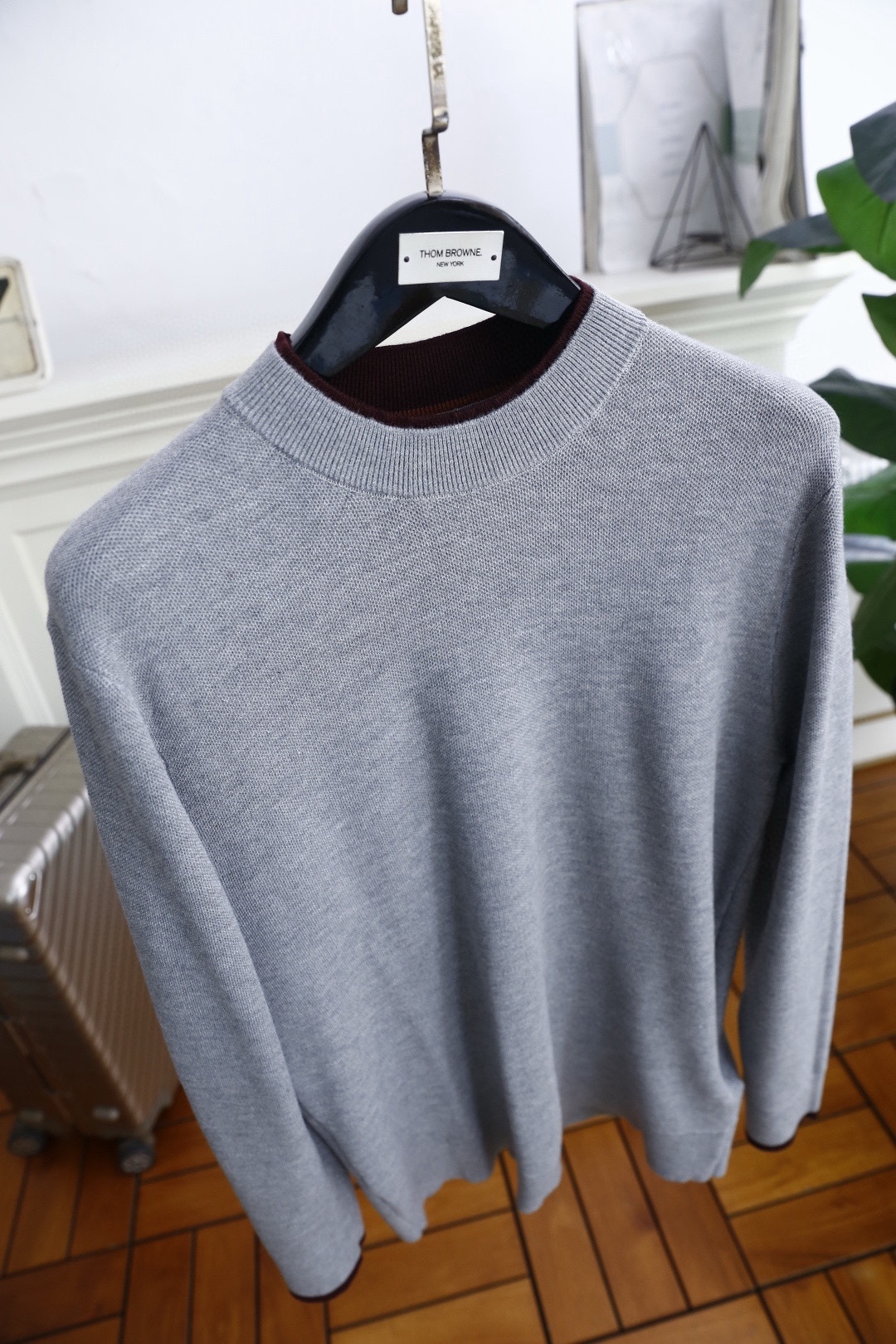 🔥lp🆕.2025秋季新品男士长袖羊毛衫👍🏼独家呈现！奢华品牌元素LOGO搭配✅超级百搭极符合美学基调的