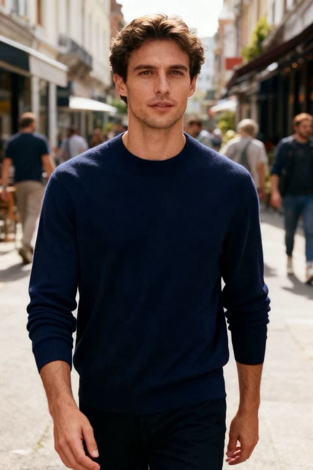 🔥lp🆕.2025秋季新品男士长袖羊毛衫👍🏼独家呈现！奢华品牌元素LOGO搭配✅超级百搭极符合美学基调的