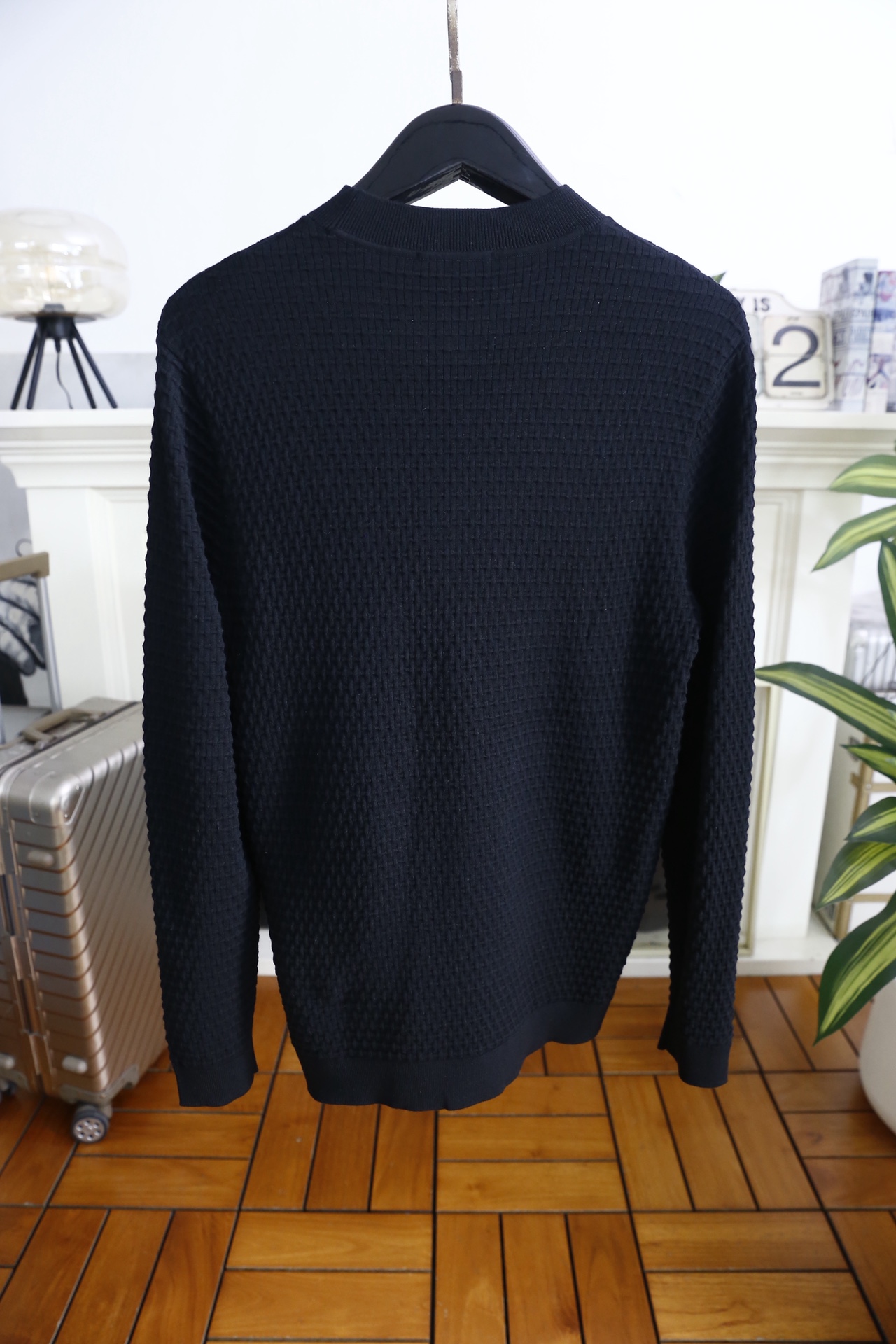 🔥kiton.25秋冬新品！时尚男士百搭毛衫👍采用华夫格针织工艺✅甄选优质棉羊毛混纺面料，触感柔软亲肤且