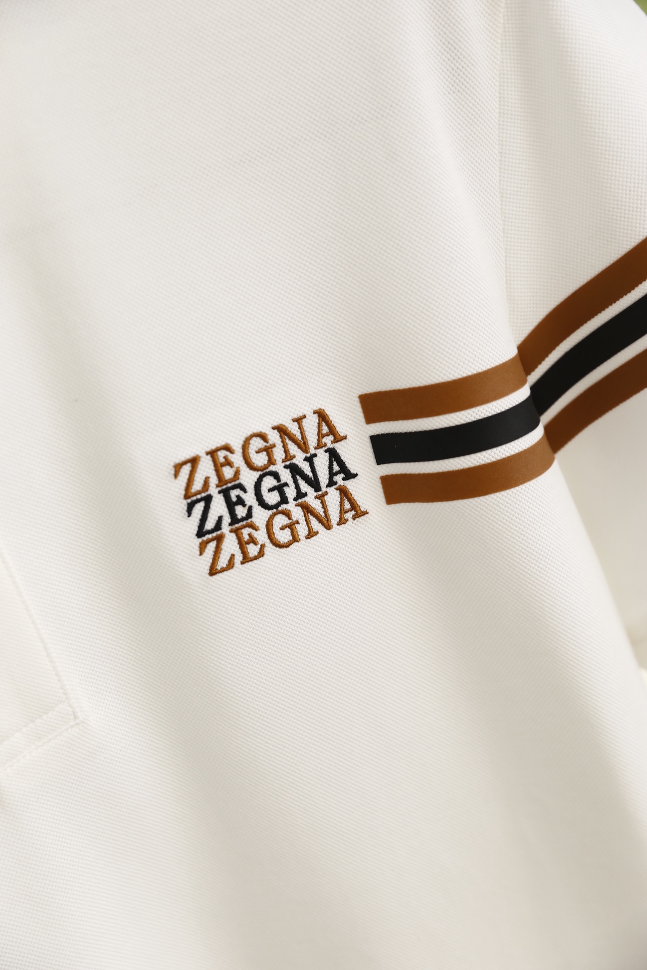 🔥杰尼亚.（🌾）2026春夏新品🆕时尚男士短袖Polo衫采用经典翻领设计，搭配三粒扣门襟，简约利落又不失