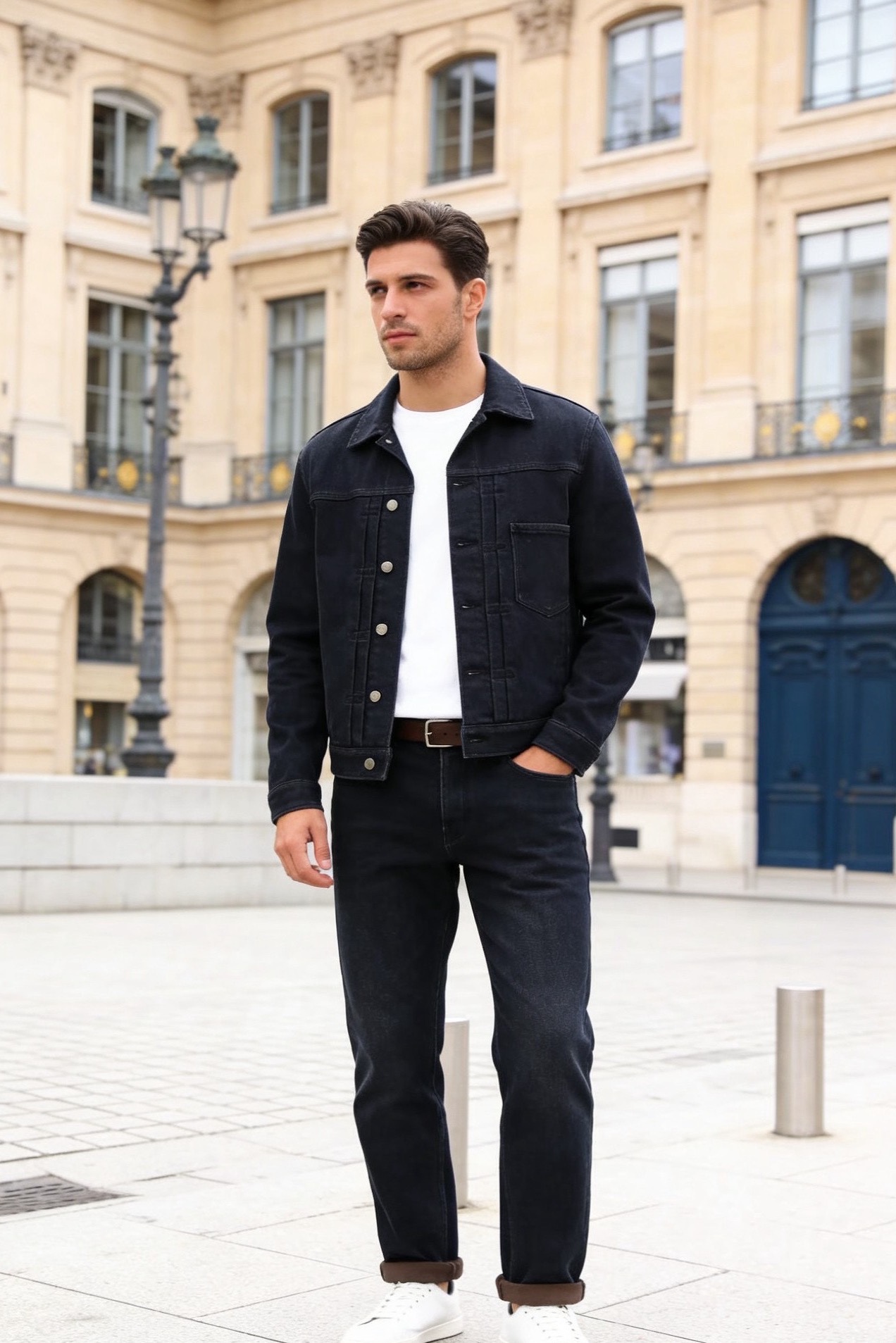 🔥普拉达.（🌾）25秋冬男士牛仔裤，采用高弹耐磨的重磅牛仔面料，触感挺括且兼具柔软度，经过水洗工艺处理，