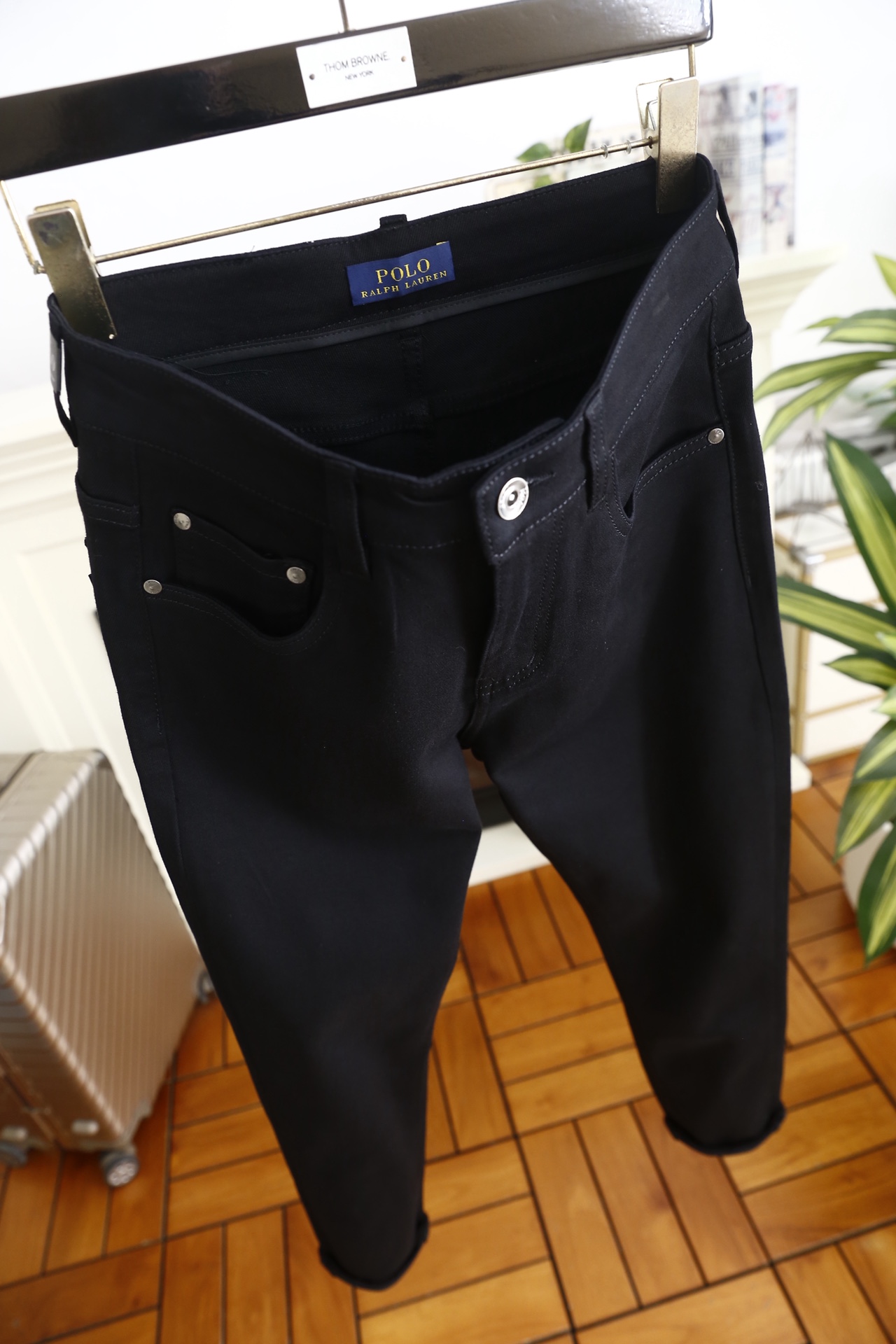 🔥拉夫劳伦.（🌾）25秋冬男士百搭黑色休闲牛仔裤，属于品牌兼具美式休闲风格与实穿性的经典单品。它采用高弹