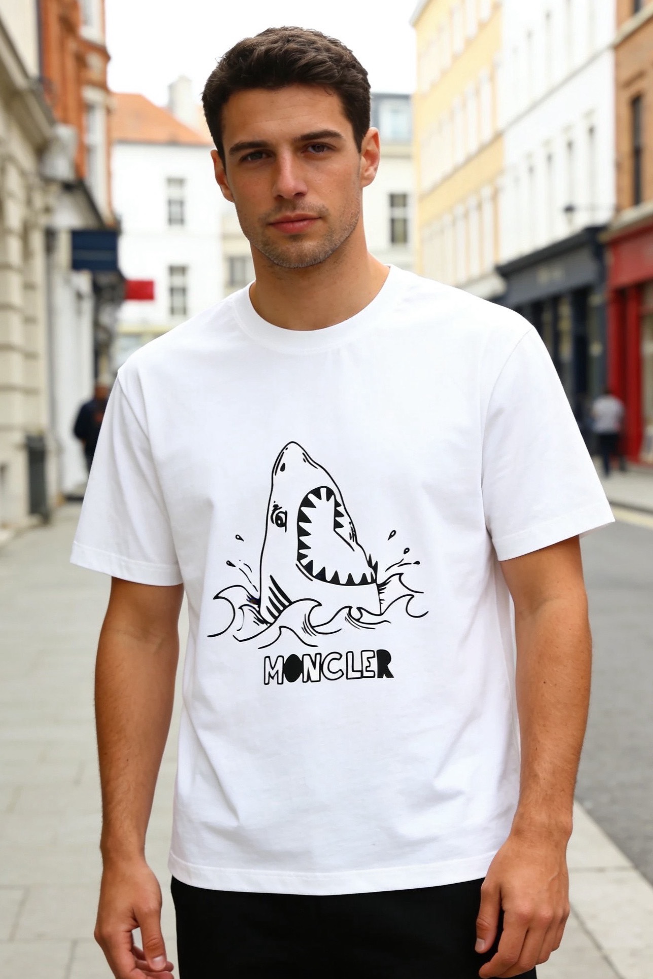 🔥蒙口/Mon*ler.（🌾）2026春夏新品！时尚男士圆领短袖T恤，属于品牌兼具辨识度与潮流感的单品，