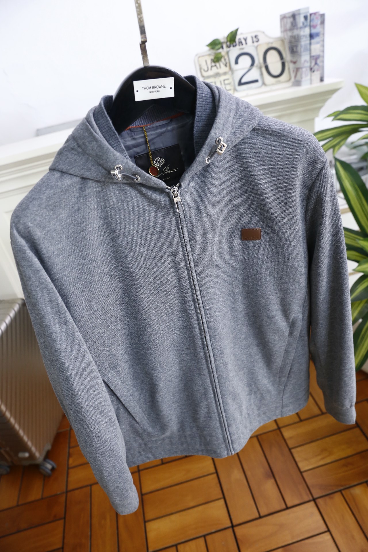 🔥lP🆕.（🌾）2026早春新款！时尚男士原单连帽拉链卫衣套装，采用重磅棉质混纺面料打造，触感柔软且兼具