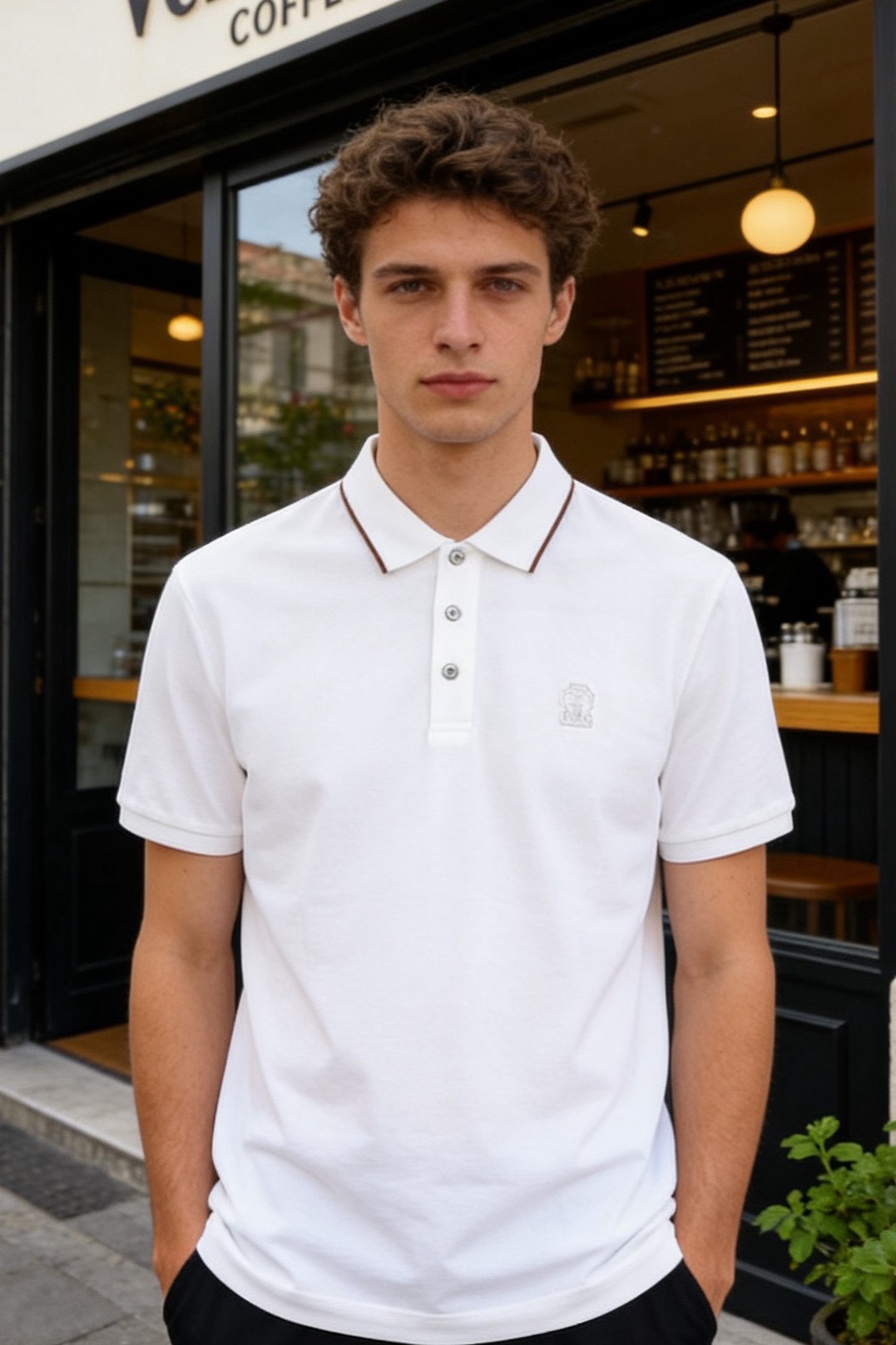 NO:734916,Bc. 26 new spring and summer classic men's fashionable lapel polo short-sleeved fashion item design, more fashionable and comfortable, high standard customization, very stylish upper body, luxury brand classic LOGO pattern on the chest. Customer-supplied accessories, customer-supplied imported high-end plus fine Judy fabric texture is very delicate, details and craftsmanship are exquisite, accessories are all supplied by foreign customers, a highly moldable item, can be matched with any fashion, super good fit, a must-have item for trendy men  Counter size: M-3XL, shipped the next day!  ,,T-shirt,19860909Bc. 26春夏新品经典男士时尚翻领polo短袖时尚单品设计,更加时尚舒适,高标准定制,上身非常有型,胸前奢华品牌经典LOGO 图案 客供辅料,客供进口高档加细朱迪面料质感非常细腻,细节工艺精湛考究,辅料皆为外商客供,塑造性极高的一款单品,任何时装都可以搭配,版型超级好 潮男必备单品 专柜尺码:M-3XL,隔天出货！,,T-shirt,,Men's clothing