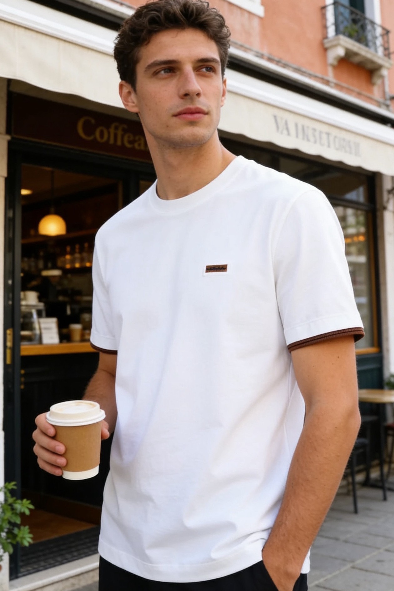 NO:734928,Ermenegildo Zegna. New products for spring 2026!  Fashionable men's all-match round neck short-sleeved T-shirt, made of smooth and skin-friendly fabrics. The round neck design is both elastic and durable. The brand letter LOGO design on the chest is loose and comfortable. The style is simple and elegant. It is suitable for daily casual wear and can also be used as an inner wear item in light business scenes. It is a basic clothing with both texture and practicality!  Sizes 48-56, shipped next day!  ,,zegna,T-shirt,tees,t-shirt,19860909杰尼亚. 2026春季新品！时尚男士百搭圆领短袖T恤,采用质感顺滑的亲肤面料制作,圆领设计兼具弹性与耐用性,胸前品牌字母LOGO设计版型宽松舒适,风格简约大气,既适合日常休闲穿搭,也可作为轻商务场景的内搭单品,是兼具质感与实用性的基础款服饰！尺码48-56,隔天出货！,,zegna,T-shirt,tees，t-shirt,,Men's clothing