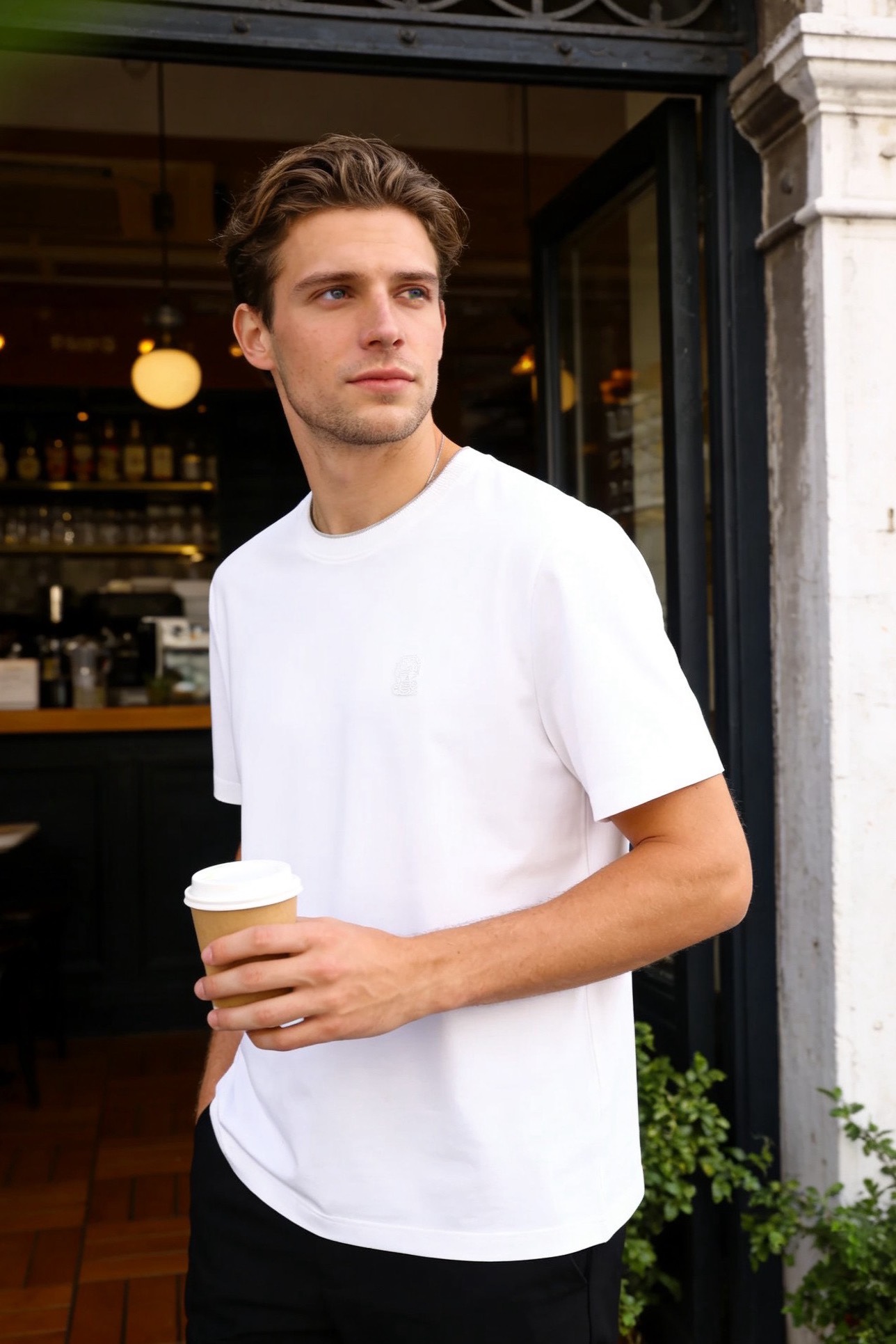 NO:734934,Bc. 2026 spring and summer new products!  Fashionable men's all-match round neck short-sleeved T-shirt, made of smooth and skin-friendly fabrics. The round neck design is both elastic and durable. The classic brand LOGO design on the chest has a loose and comfortable fit. The style is simple and elegant. It is suitable for daily casual wear and can also be used as an interior item for light business scenes. It is a basic clothing with both texture and practicality!  Sizes 48-56, shipped next day!  ,,T-shirt,tees,t-shirt,19860909Bc. 2026春夏新品！时尚男士百搭圆领短袖T恤,采用质感顺滑的亲肤面料制作,圆领设计兼具弹性与耐用性,胸前经典品牌LOGO设计版型宽松舒适,风格简约大气,既适合日常休闲穿搭,也可作为轻商务场景的内搭单品,是兼具质感与实用性的基础款服饰！尺码48-56,隔天出货！,,T-shirt,tees，t-shirt,,Men's clothing