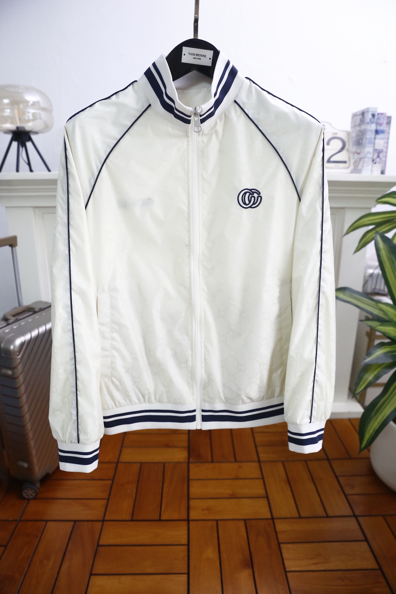 🔥古驰.2026春季新品✅经典立领男士夹克双面可穿👍🏼采用高端顶级透气面料！顶级时尚大牌元素设计，采用定