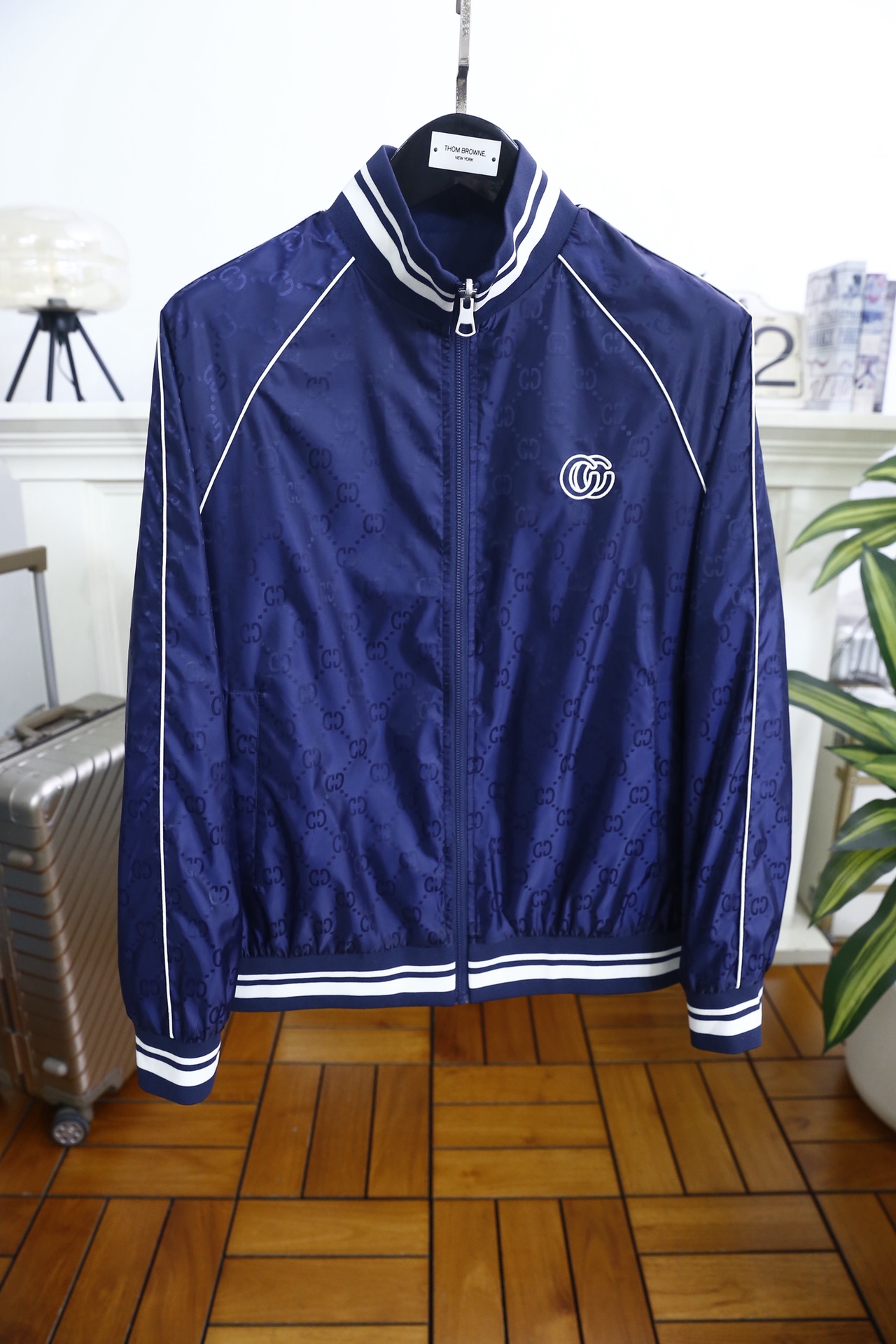 🔥古驰.2026春季新品✅经典立领男士夹克双面可穿👍🏼采用高端顶级透气面料！顶级时尚大牌元素设计，采用定