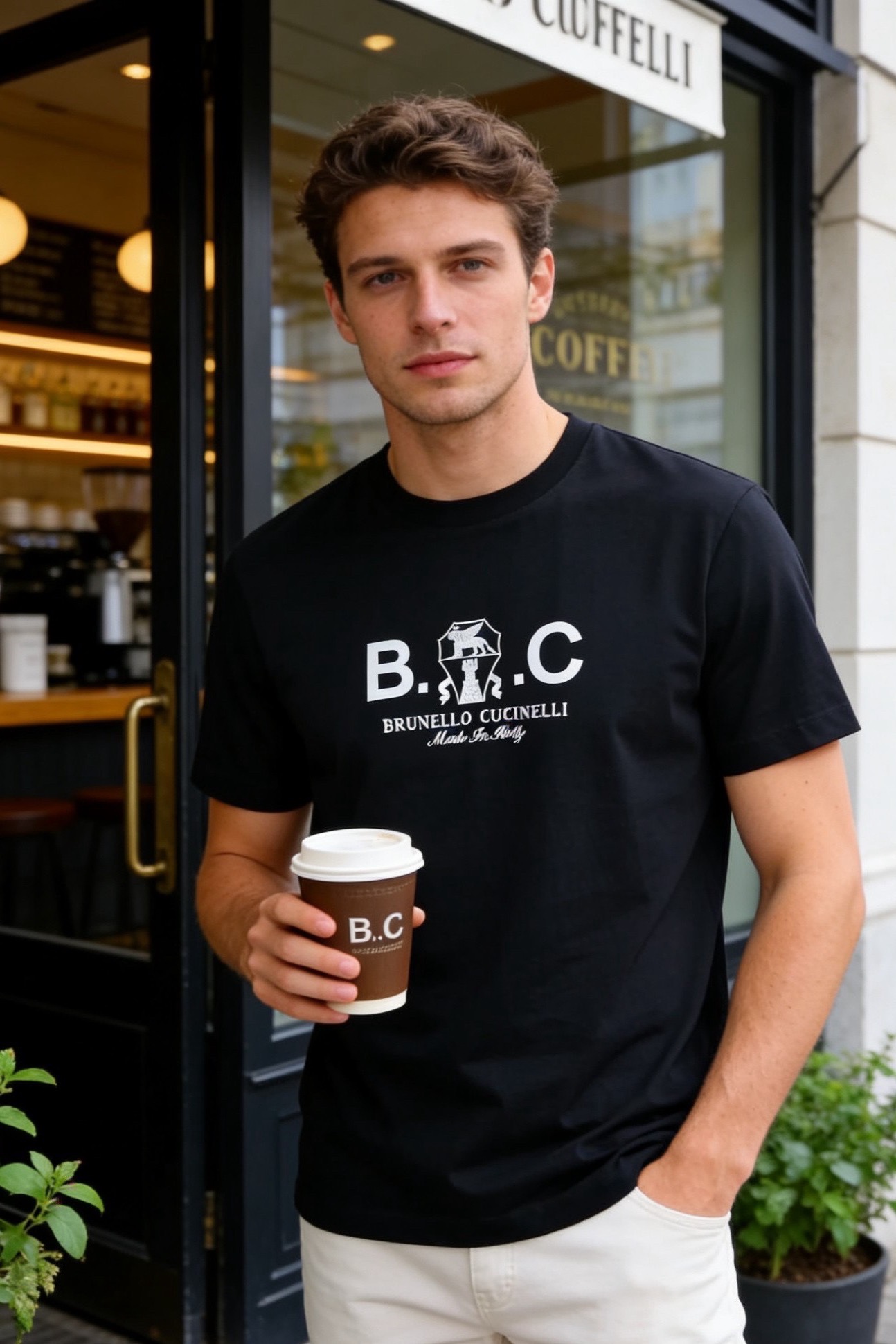 🔥Bc.2026春夏新品男士短袖上市🍃经典圆领设计！重磅级尤物单品，新形态雅痞风格👍🏻高街混搭腔调有味，