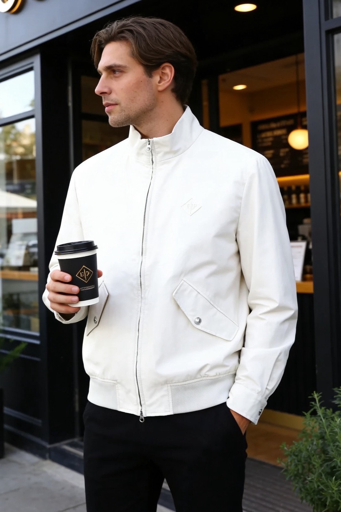 🔥Loro Piana.2026春季新款！经典立领男士夹克👍原单品质，承袭意式轻奢工艺。采用轻量挺括面料