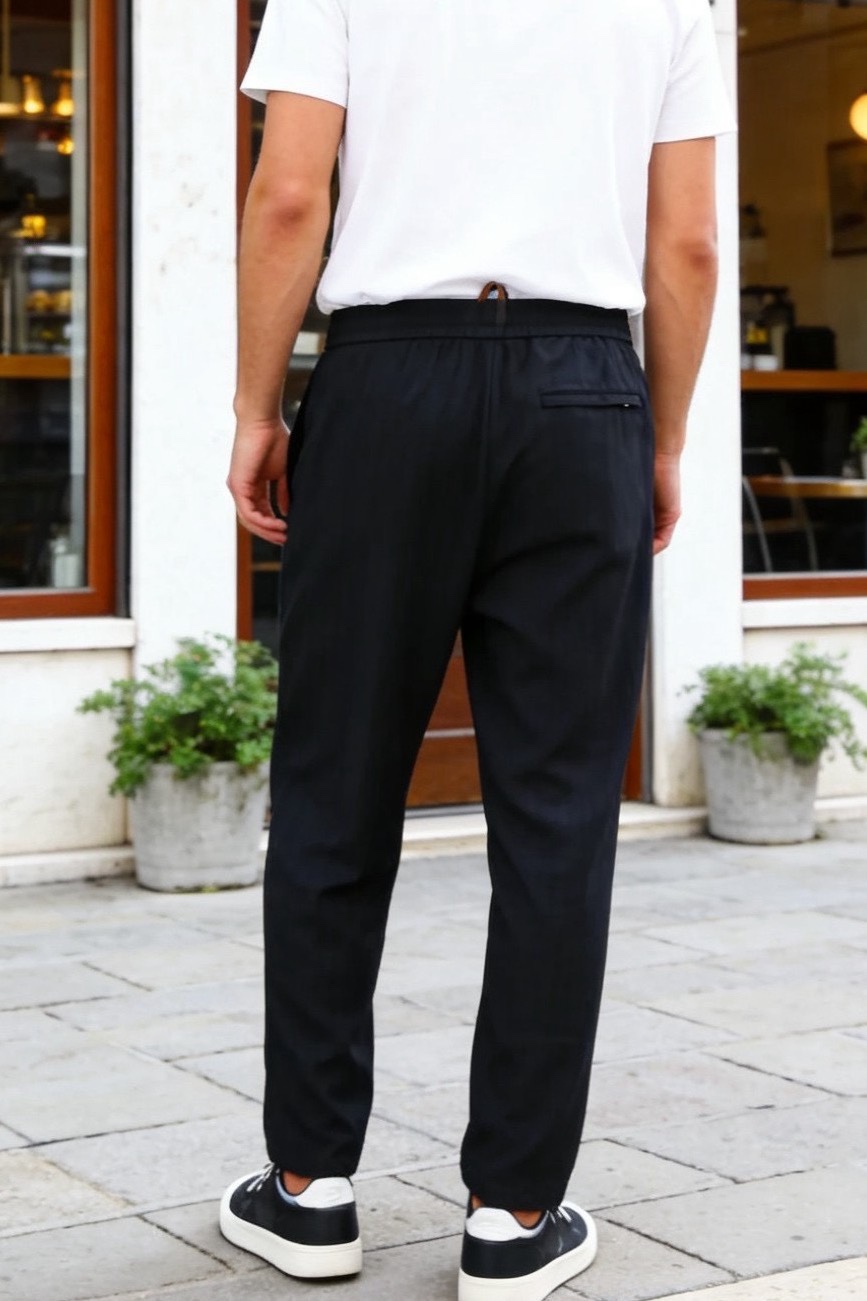 🔥Loro Piana.2026春夏新款！时尚男士百搭休闲裤👍原单品质，承袭意式轻奢工艺。采用麻棉面料，