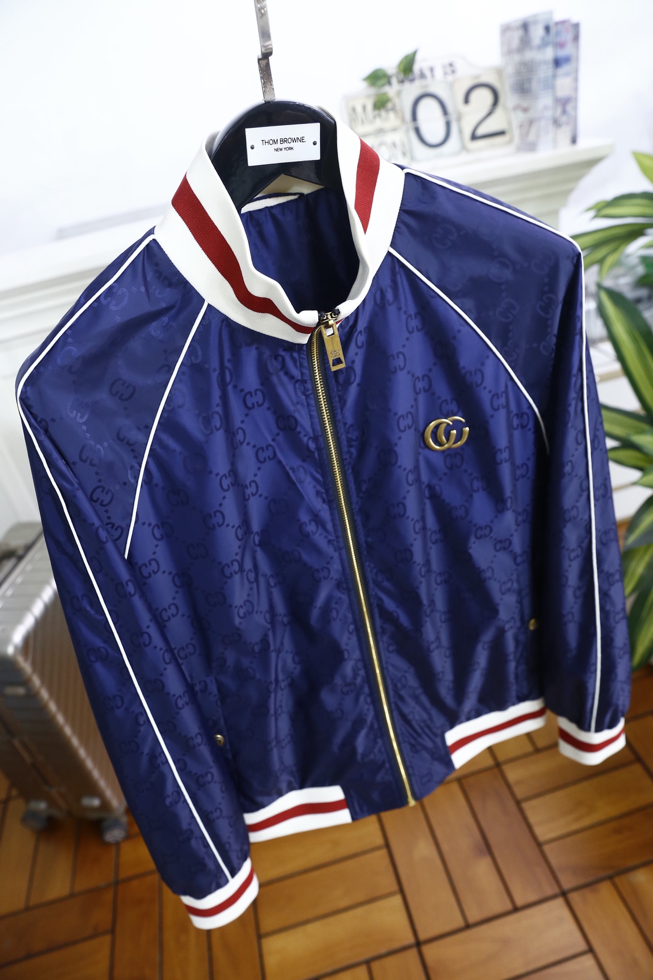 🔥古驰/Gu*ci.2026春季新品🆕时尚潮流百搭立领夹克👍采用舒适透气面料，干爽透气的穿着感，兼具柔软