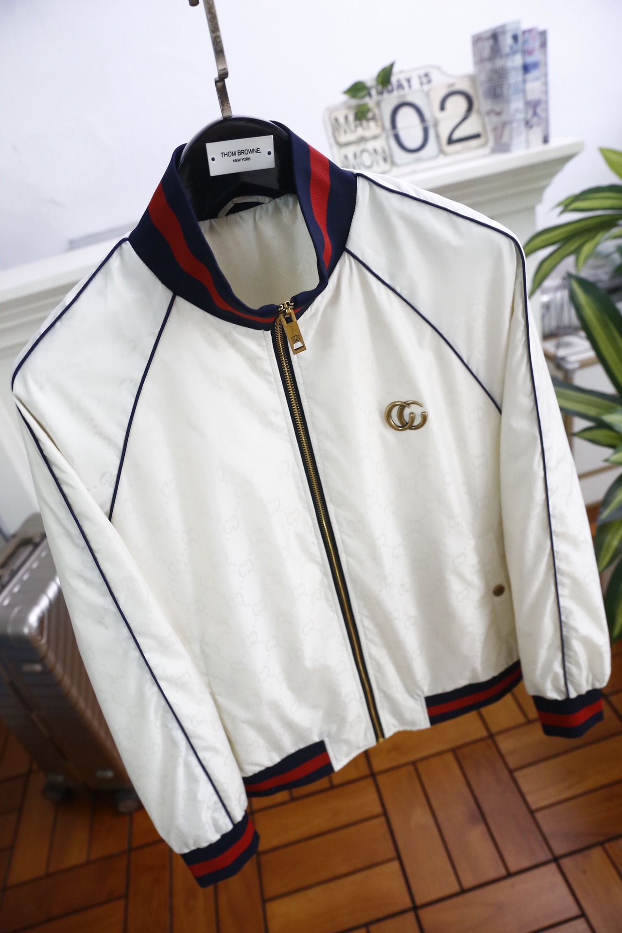 🔥古驰/Gu*ci.2026春季新品🆕时尚潮流百搭立领夹克👍采用舒适透气面料，干爽透气的穿着感，兼具柔软