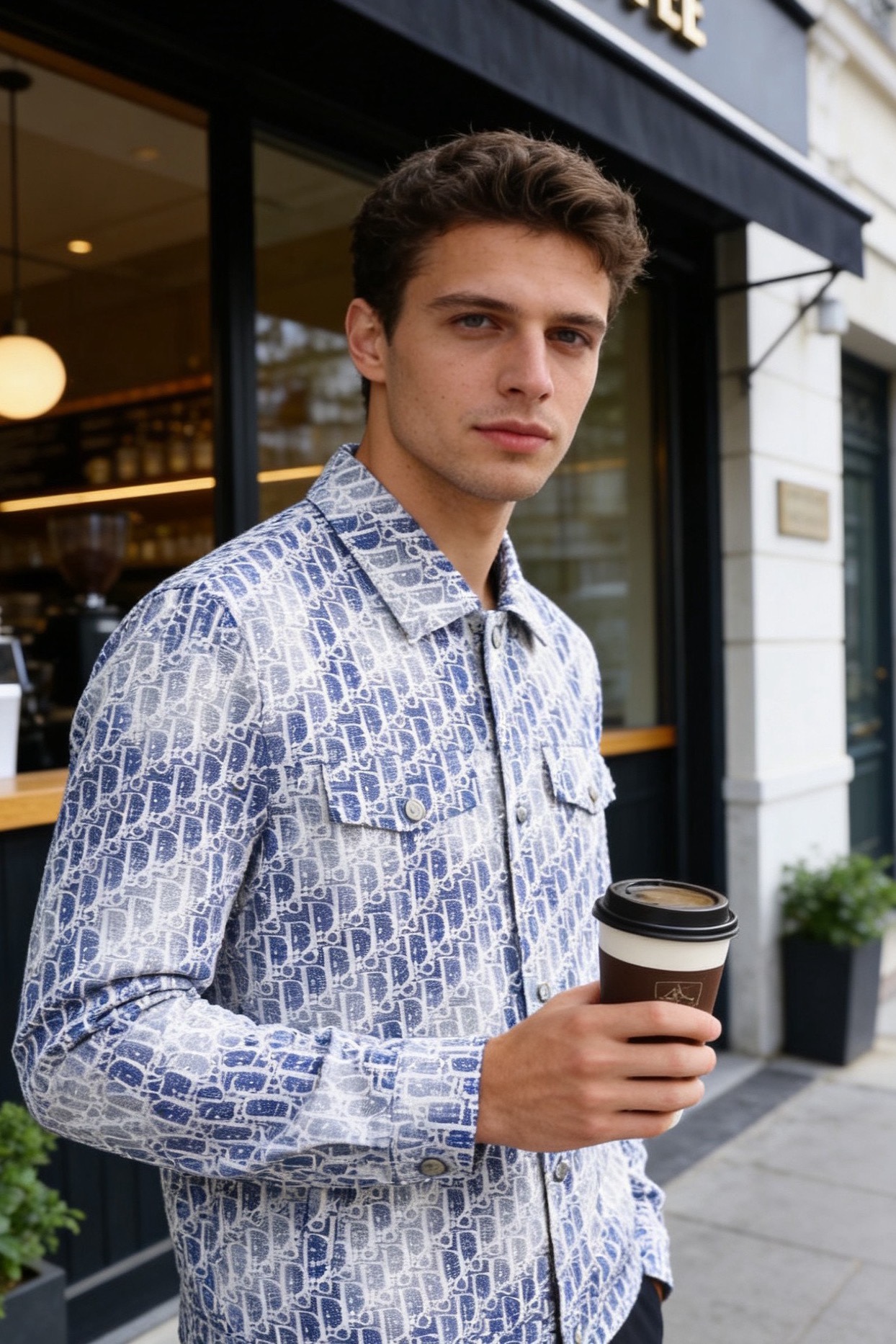 🔥迪奥/Di*r.2026春季新品🆕时尚男士翻领夹克！采用舒适干爽透气面料👍穿着体验，兼具柔软亲肤与挺括