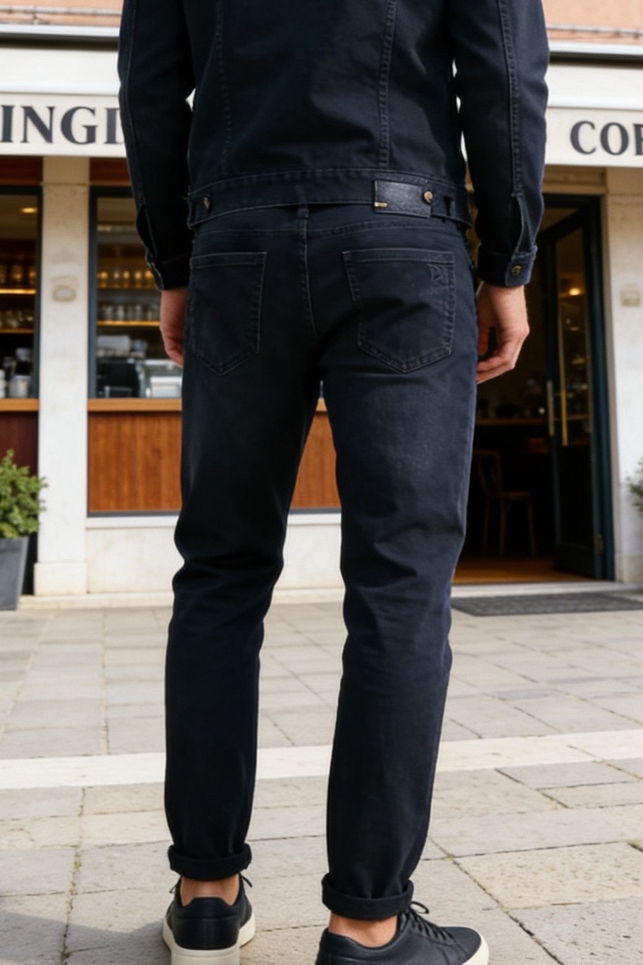 🔥杜嘉班纳/D&G.2026春夏新品！时尚男士百搭休闲牛仔裤👍利落剪裁修饰腿部线条，裤脚微卷设计增添休闲