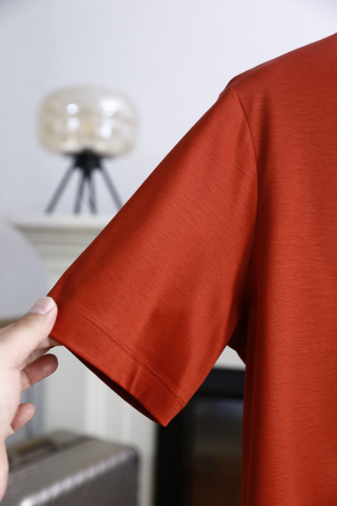 🔥爱马仕.2026春夏新品🆕时尚男士百搭圆领短袖T恤，采用质感顺滑的亲肤面料制作，圆领设计兼具弹性与耐用