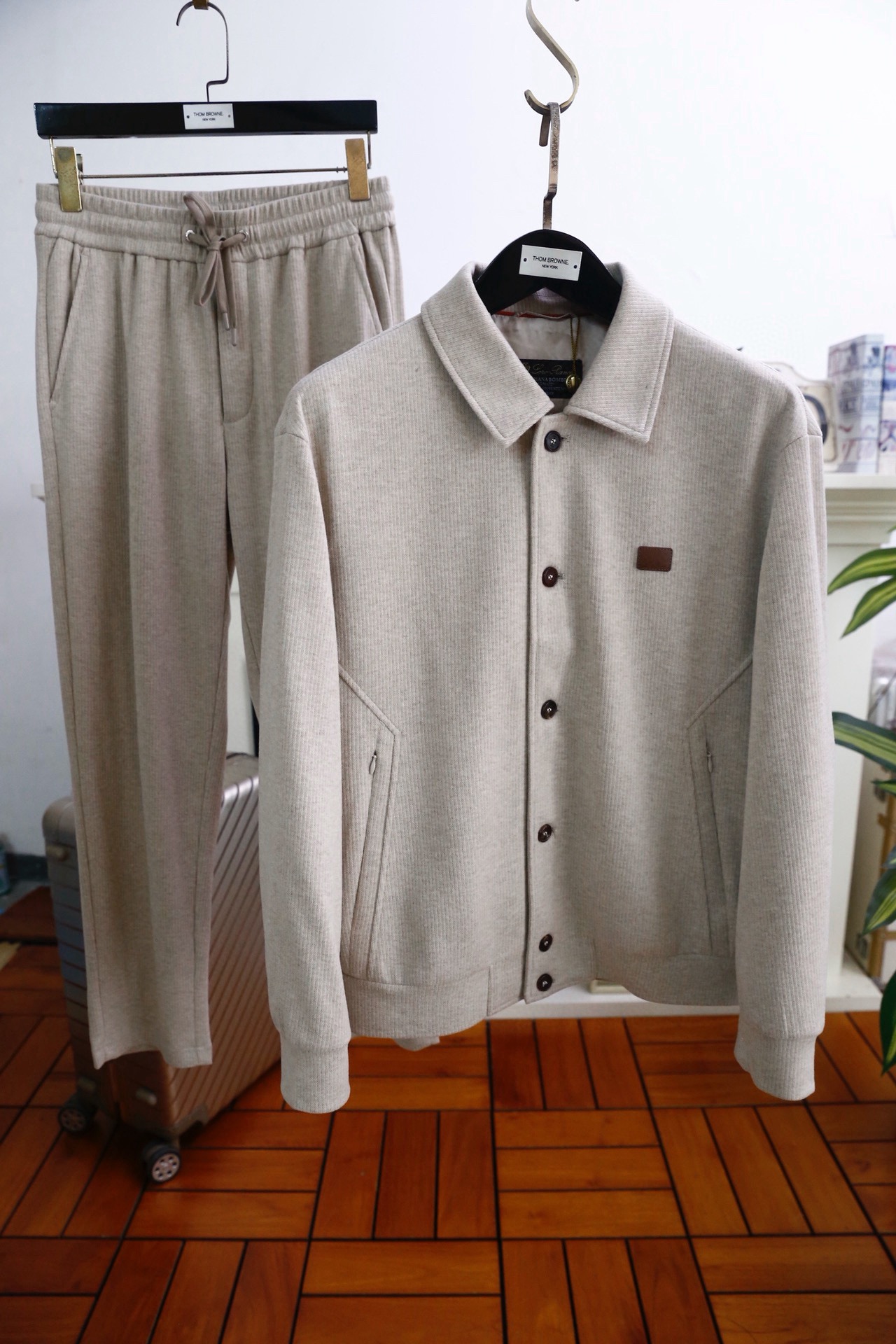🔥Loro piana.2026早春新品🆕时尚男士原单休闲套装，属于品牌兼具舒适质感与简约风格的春秋单品