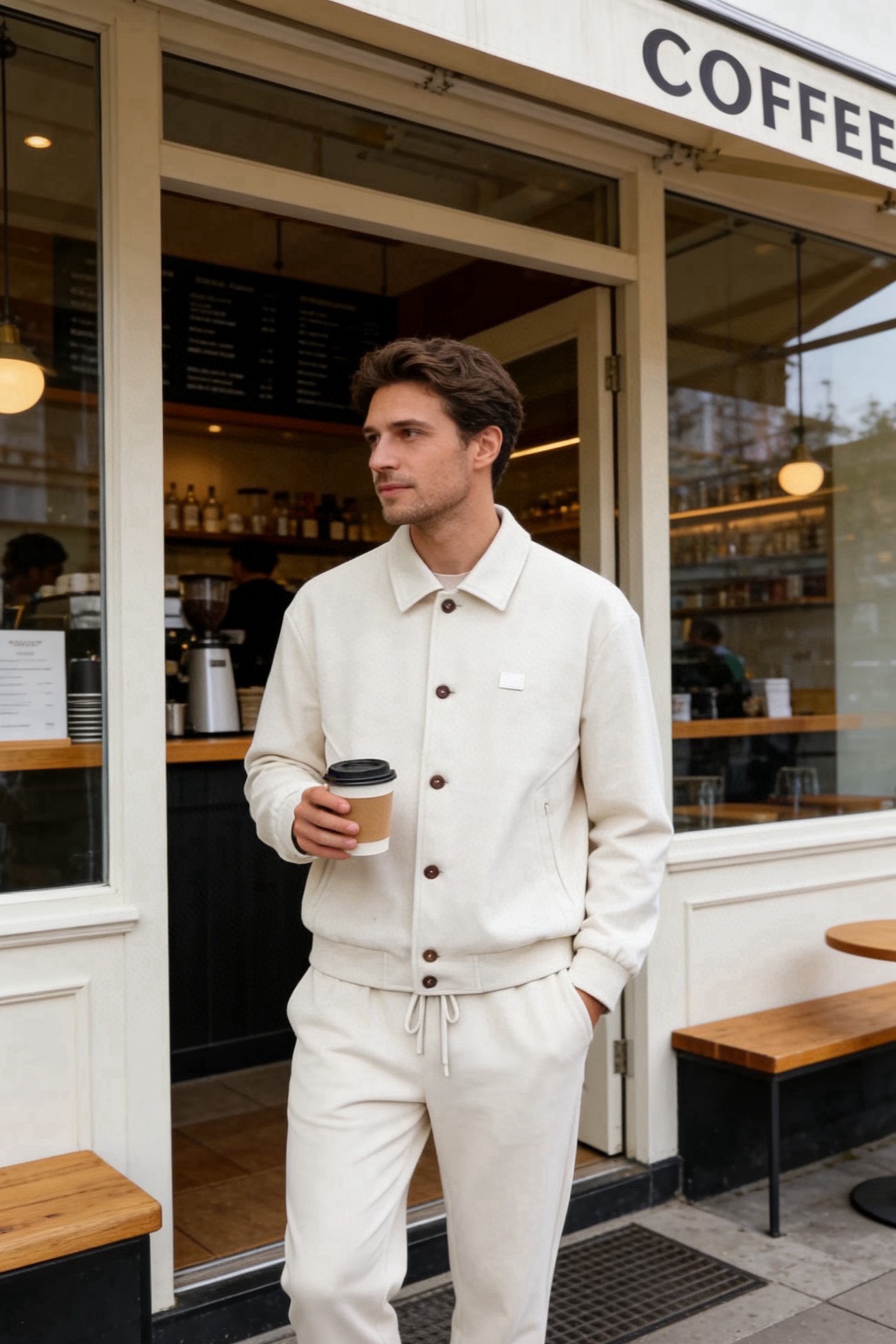 🔥Loro piana.2026早春新品🆕时尚男士原单休闲套装，属于品牌兼具舒适质感与简约风格的春秋单品