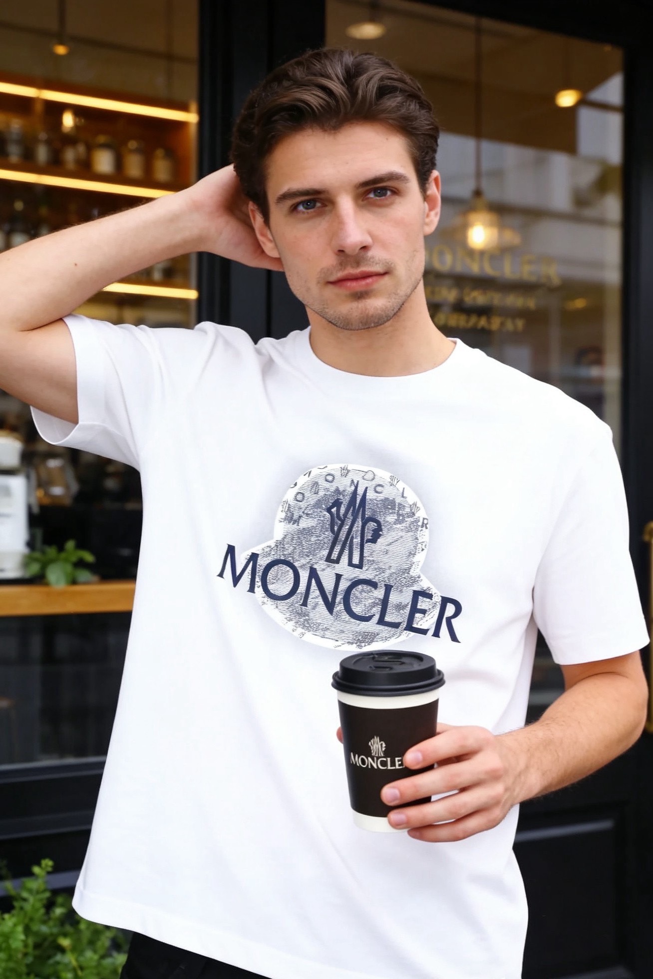 🔥蒙口.26夏季新品！MONCLER盟可睐男士圆领短袖T恤，延续品牌标志性设计语言，经典圆领搭配领口撞色