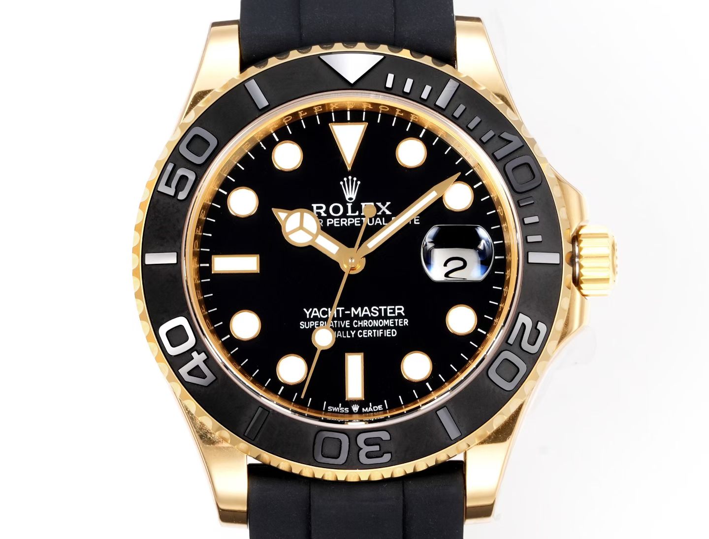 NO:676375,Unified S+ Yacht-Master Counterweight 175g Rolex Yacht-Master 42mm Movement Ultimate Edition Arrives!  The entire watch is upgraded with new materials and weighs 175G synchronous ZP (promise not to peel off or fade). The original data is 3D NURBS CNC molded to create the latest version of the 904L stainless steel wrapped watch case. The thickness (11.8mm) and size (42MM) remain unchanged and the synchronous ZP is achieved while the weight meets the requirements!  The only one on the market that uses a full-body vacuum 18K gold-plated watch case, comes with a certificate and a code, and the color of the watch case truly has no color difference with ZP!  S+ is equipped with an upgraded version of CAL. integrated movement with a power reserve of 70 hours + S+ is equipped with ZP substitute enamel dial, special-grade hands, ceramic ring (no oil mark left), high-transparency sapphire mirror, and memory steel tape. All accessories of the entire watch can be interchanged with ZP, restoring the original wearing experience to everyone. Welcome to taste it!  ,,rolex19860909统一 S+ 游艇名仕配重175g 劳力士 游艇42mm 机芯 终极版到货！整表新材料升级重量达到175G同步ZP（承诺不掉皮不掉色）原装数据3D NURBS CNC开模打造最新版904L精钢包裹表壳,在重量达到的要求上厚度（11.8mm）尺寸（42MM）不变同步ZP！市场唯一通体使用真空18K包金表壳,附带一证一码,表壳颜色真正达到与ZP无色差！ S+搭载升级版CAL.一体机芯,动储70小时+ S+搭配ZP代用搪瓷表盘、特级指针、陶瓷圈口（不留油印）、高透蓝宝石镜面、记忆钢片胶带.整表所有配件均可与ZP互换,给大家还原原装佩戴体验,欢迎品鉴！,,rolex,Watch