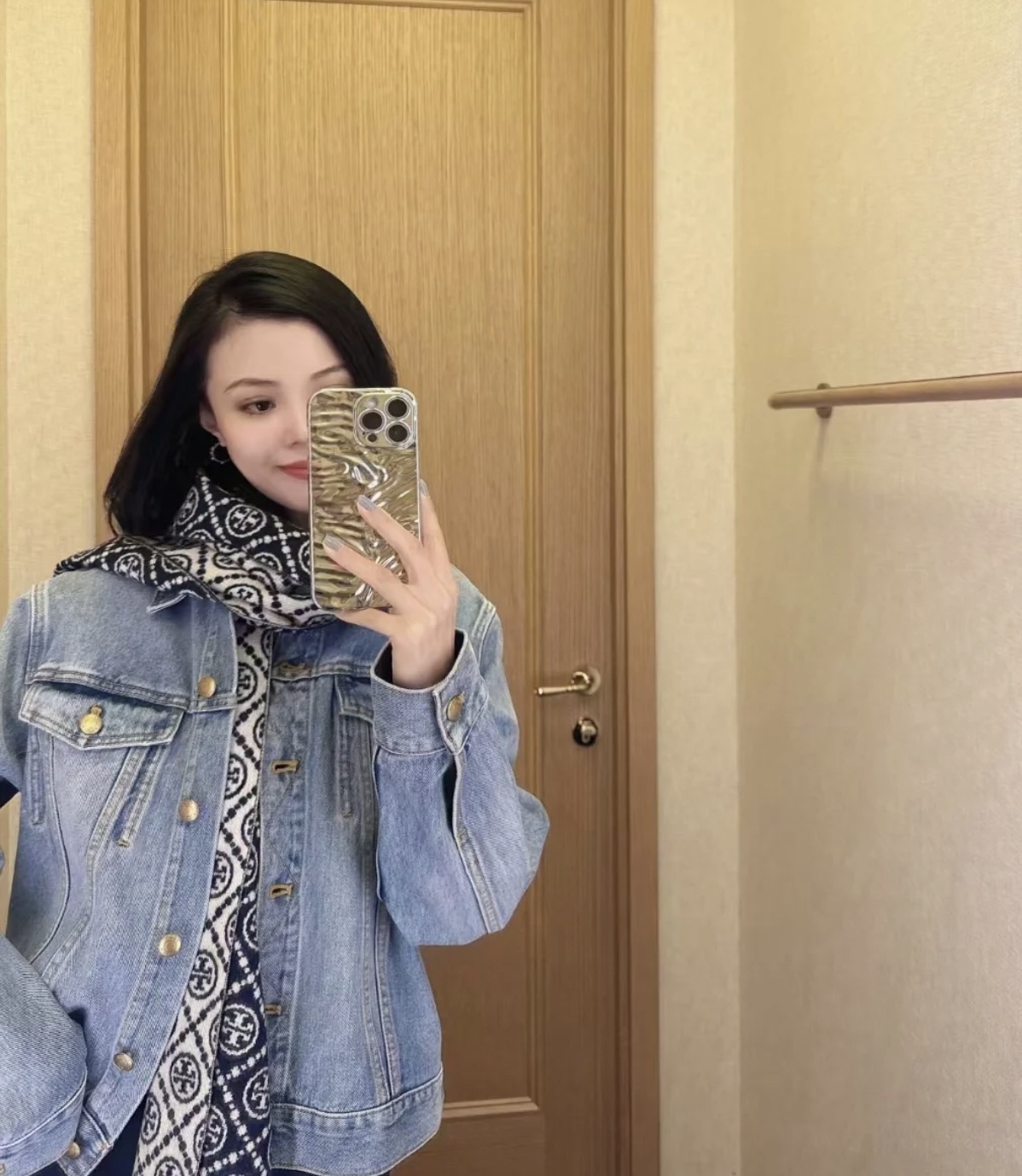 Chanel Haute Couture Silk Twill Scarf Shawl Ref 6