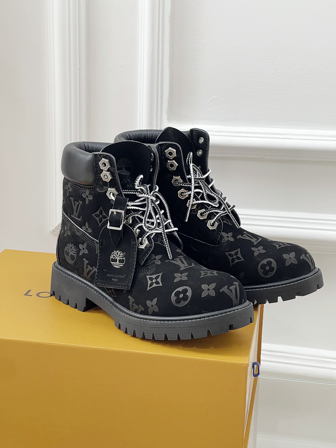LV x Timberland Collaboration: Italian-Made Leather Shoes with LV Style